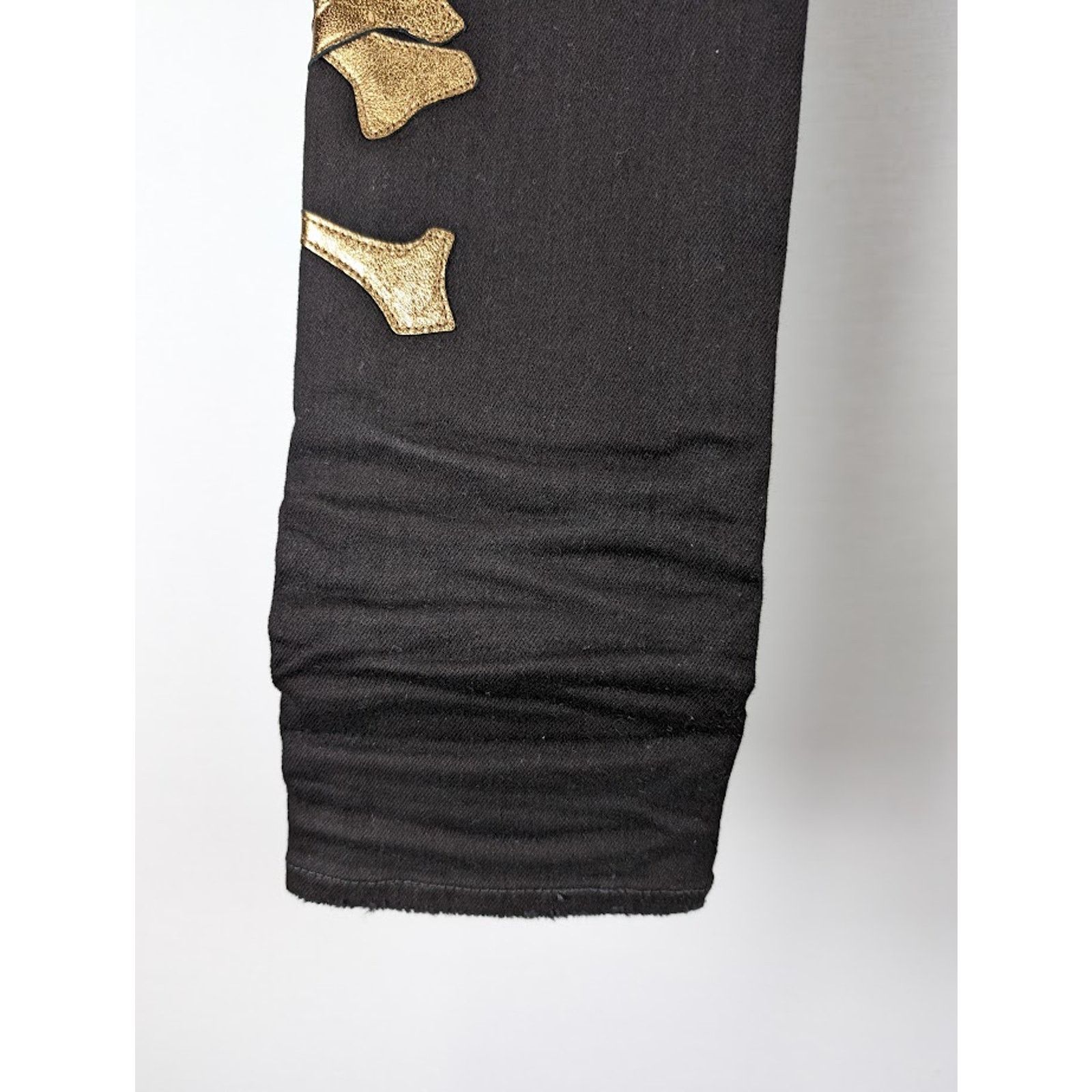 Amiri o1rshd1 Bones Jeans in Black/Gold Size US 38 / EU 54 - 15 Thumbnail