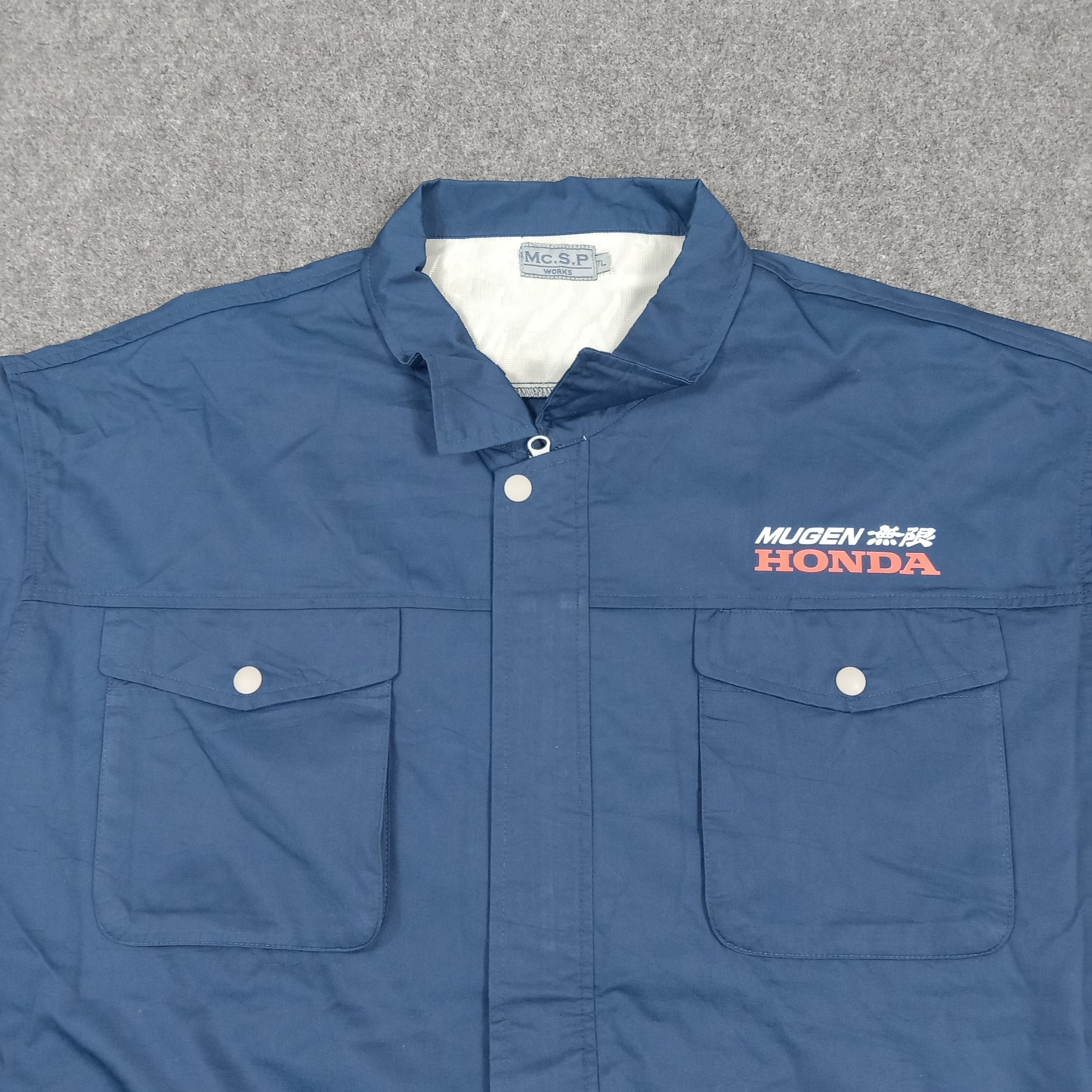 Honda Mugen Honda Racing Motorsports Custom Logo Jacket C287N19 Size US XXL / EU 58 / 5 - 4 Thumbnail