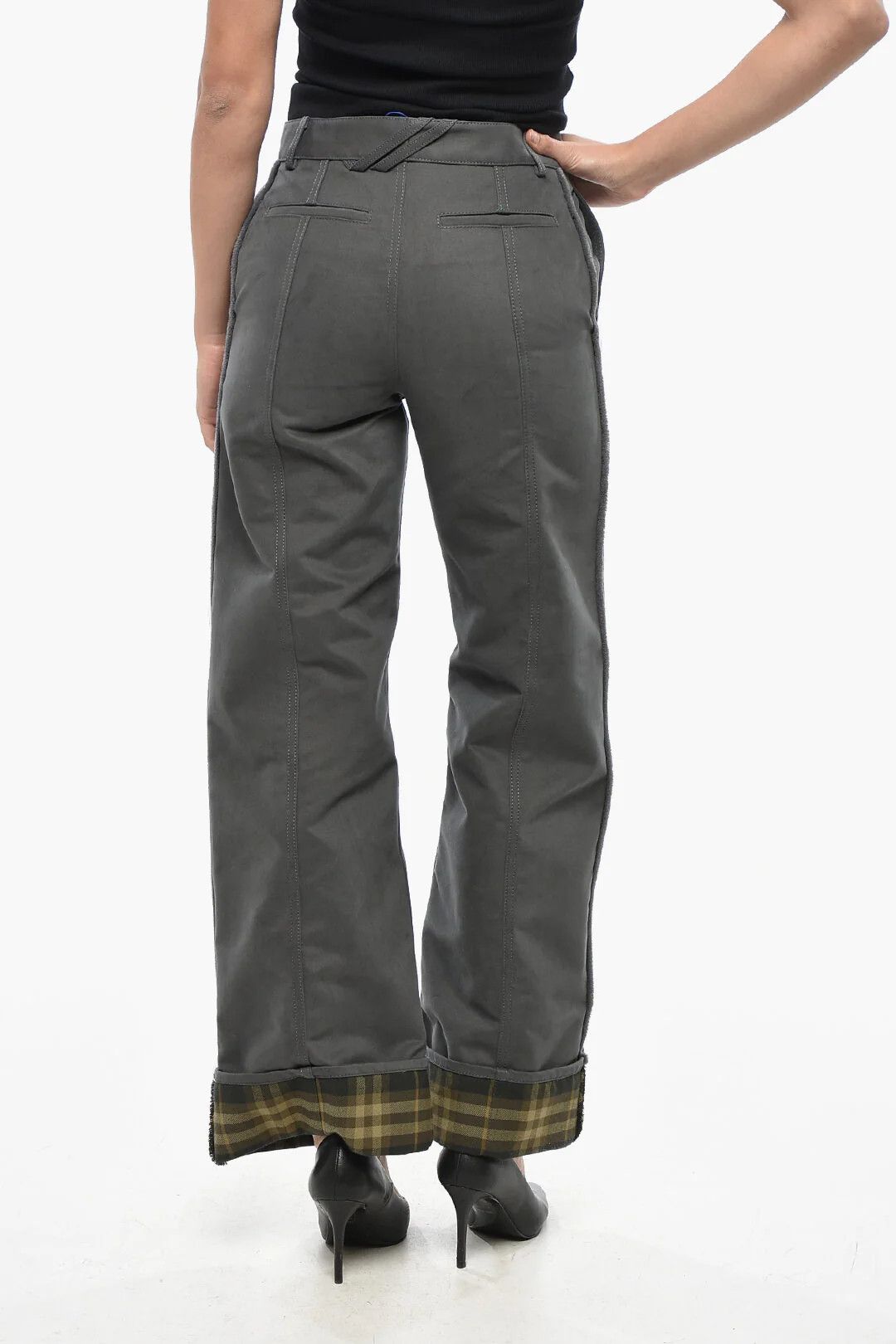 Burberry og1mm0426 Cotton 4-Pocket Pant in Grey Size 28" / US 6 / IT 42 - 2 Thumbnail