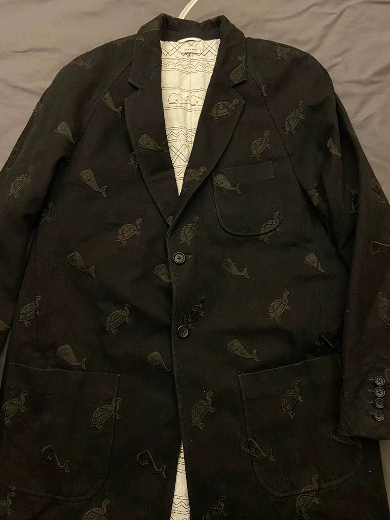 Thom Browne Thom Browne size2 Whale turtle embroidered coat Size US M / EU 48-50 / 2 - 1 Thumbnail