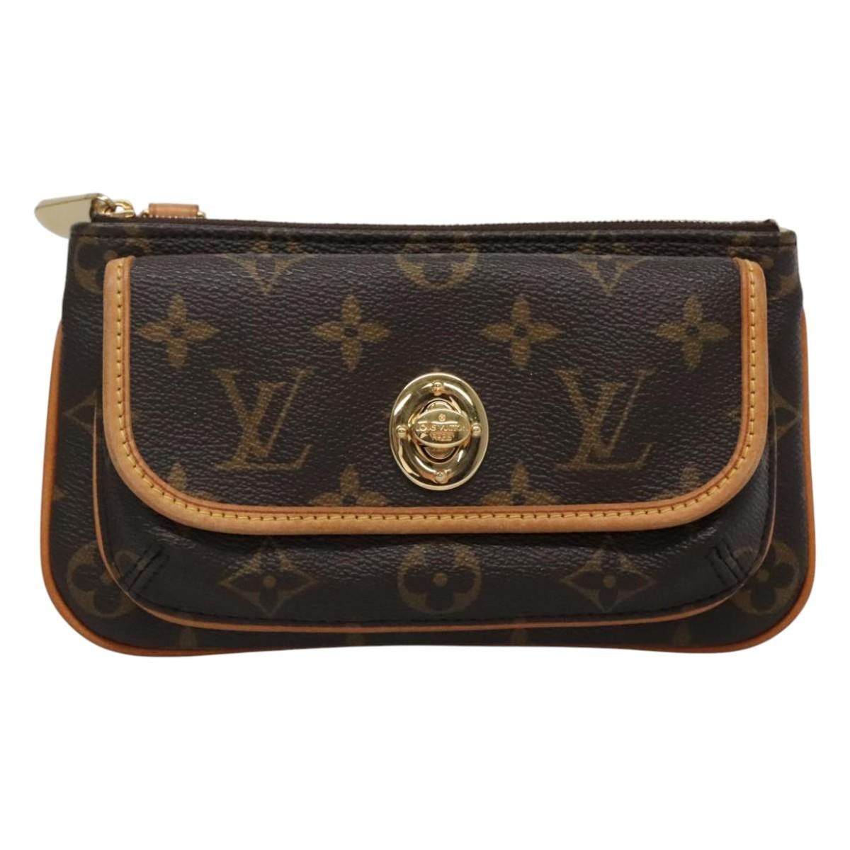 Louis Vuitton Tikal Brown Canvas Clutch Bag (Pre-Owned) Size ONE SIZE - 1 Thumbnail