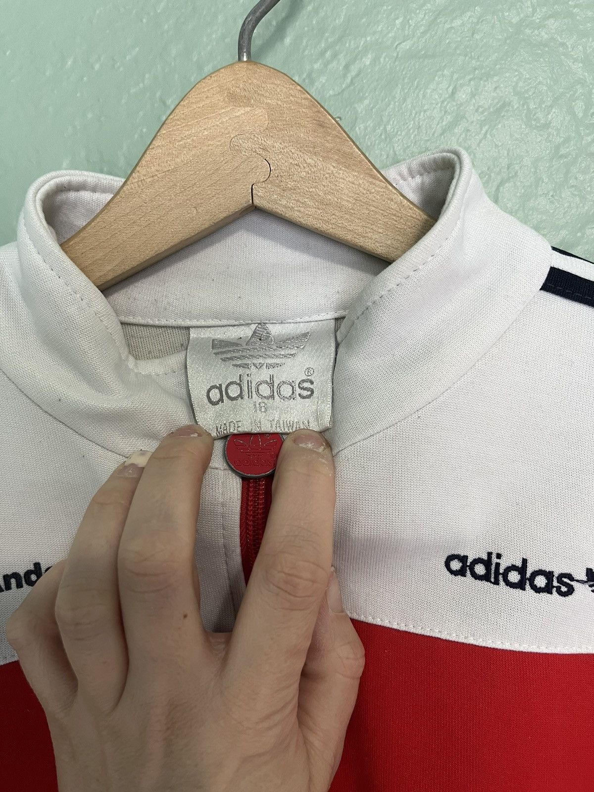 Adidas × Vintage Vintage 80s Adidas Track Jacket Size US XS / EU 42 / 0 - 4 Thumbnail