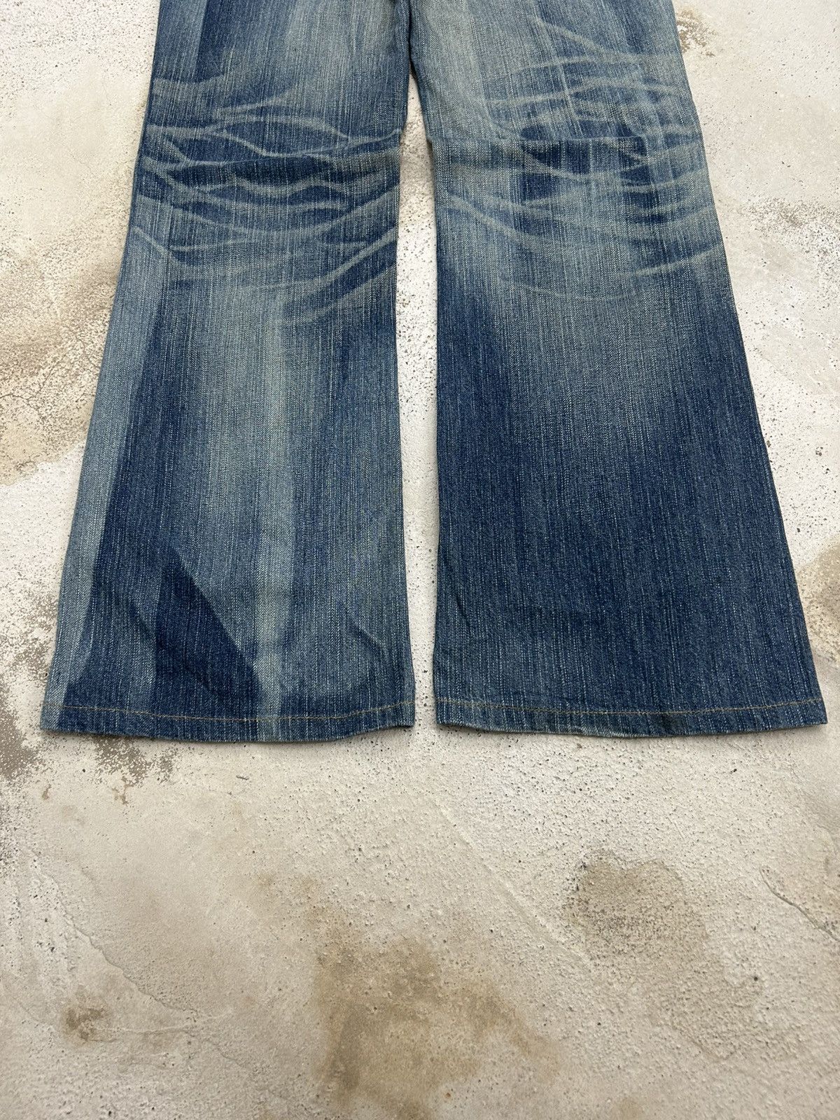 Hysteric Glamour Flared Edwin XV Mud Washed Distressed Size US 29 - 10 Thumbnail