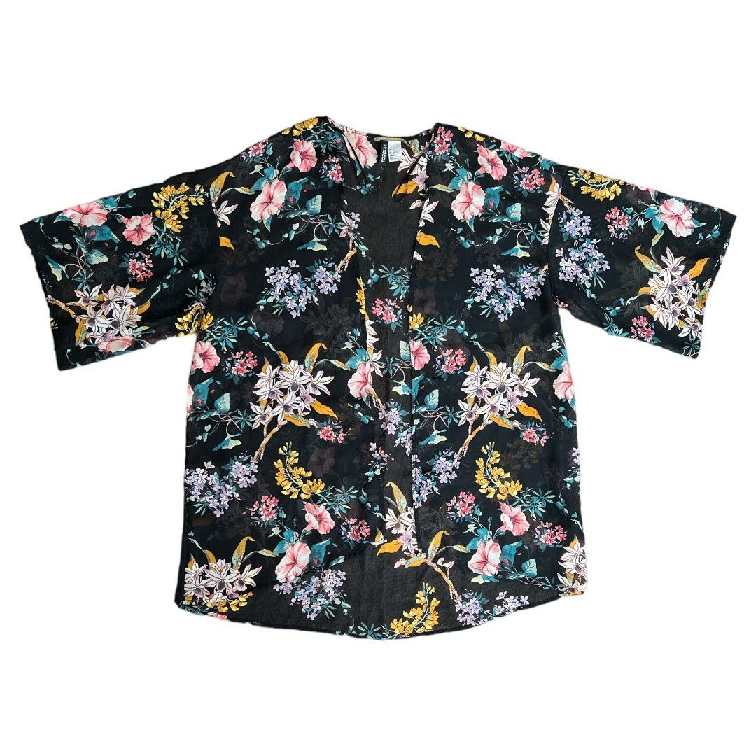 H&M H&M Floral Semi Sheer Kimono Cardigan Top, M Size M / US 6-8 / IT 42-44 - 1 Thumbnail