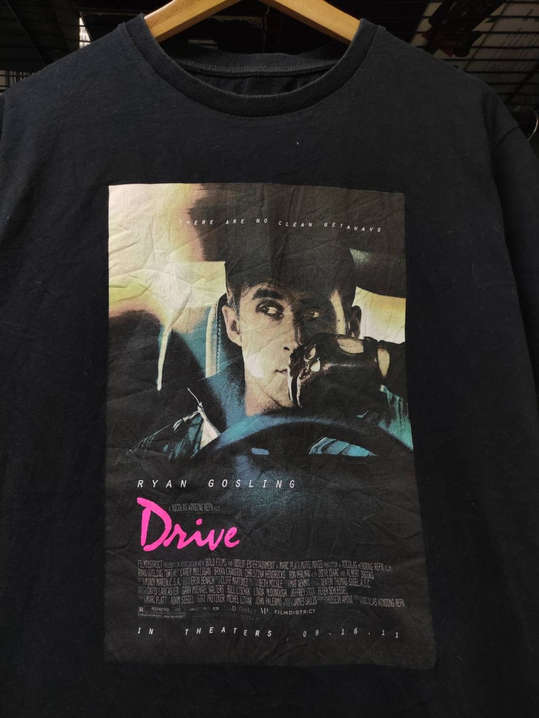 Zara X Drive Film Ryan Gosling Movie Promo T-Shirt