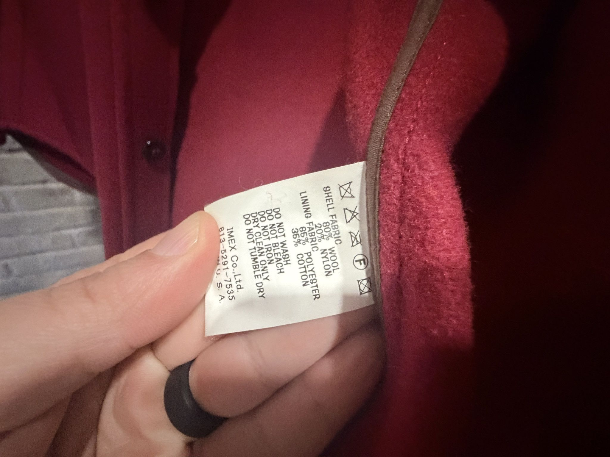 Fidelity Wool CPO Coat | Fidelity by Gerald & Stewart Size US L / EU 52-54 / 3 - 11 Thumbnail