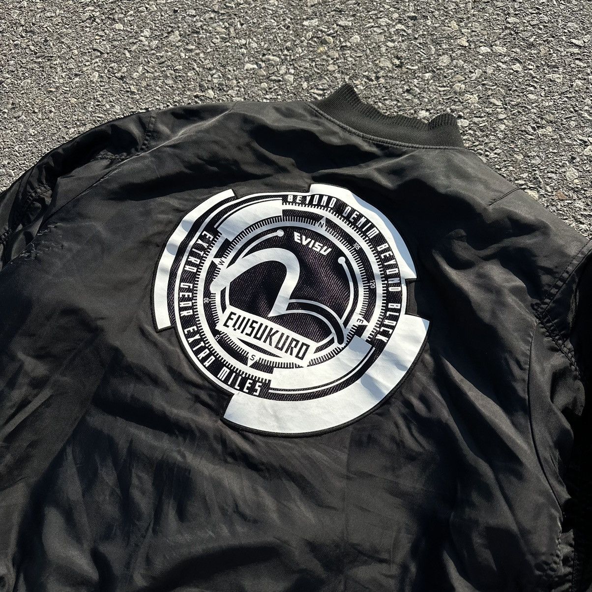 Evisu Evisu Bomber Jacket Big Logo Size US XL / EU 56 / 4 - 6 Thumbnail