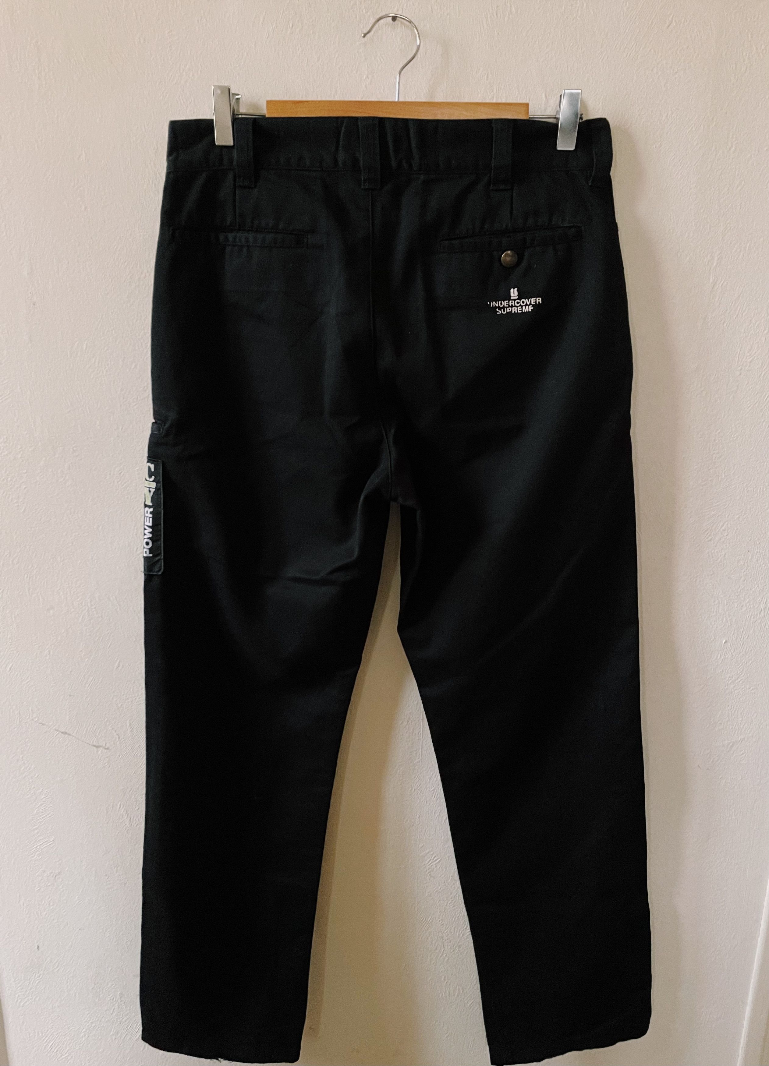 Public Enemy × Supreme × Undercover Supreme UNDERCOVER/Public Enemy Work Pants Black Size US 30 / EU 46 - 2 Thumbnail