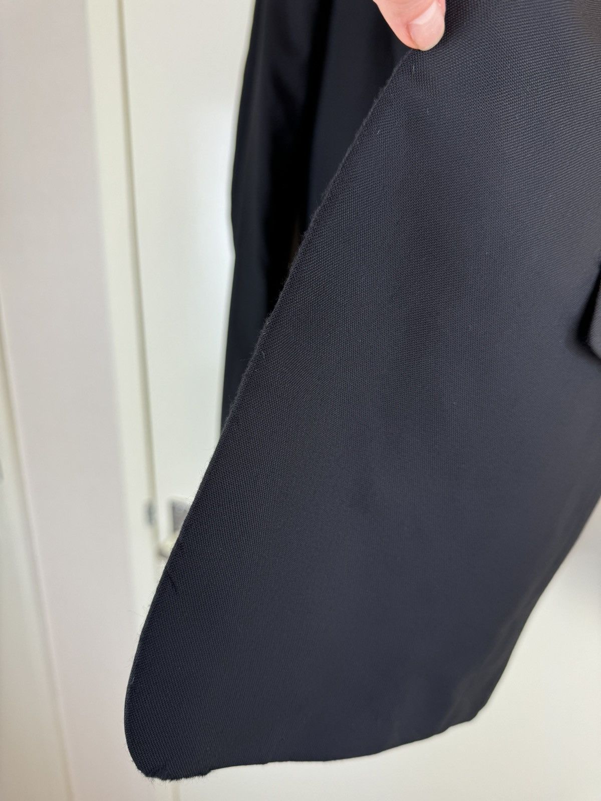 Dior Dior unisex black wool blazer tuxedo jacket one button IT46 Size 46R - 14 Thumbnail