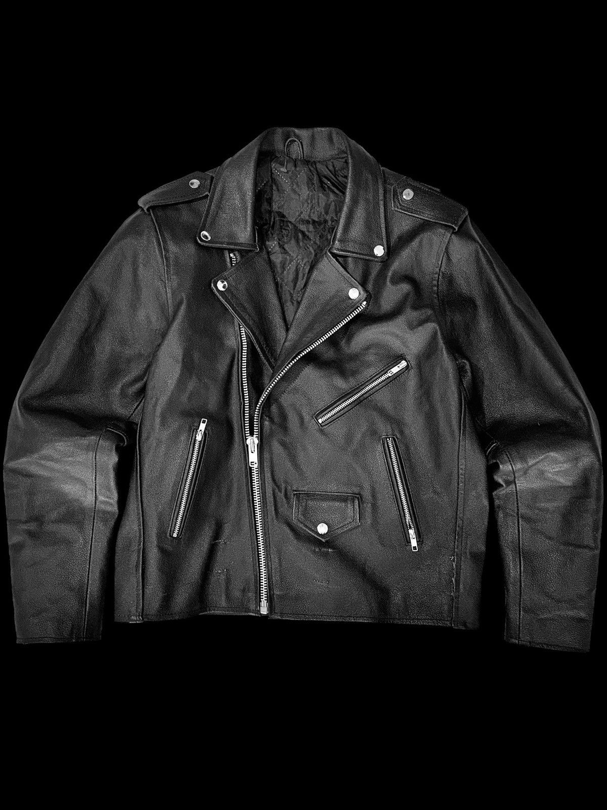 Vintage Vintage baker leather jacket avant garde Size US M / EU 48-50 / 2 - 1 Thumbnail