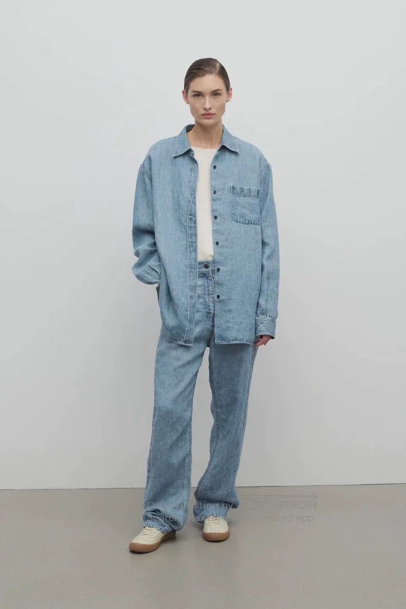 The Row The Row size S Linen Jeans Size 23" - 2 Thumbnail