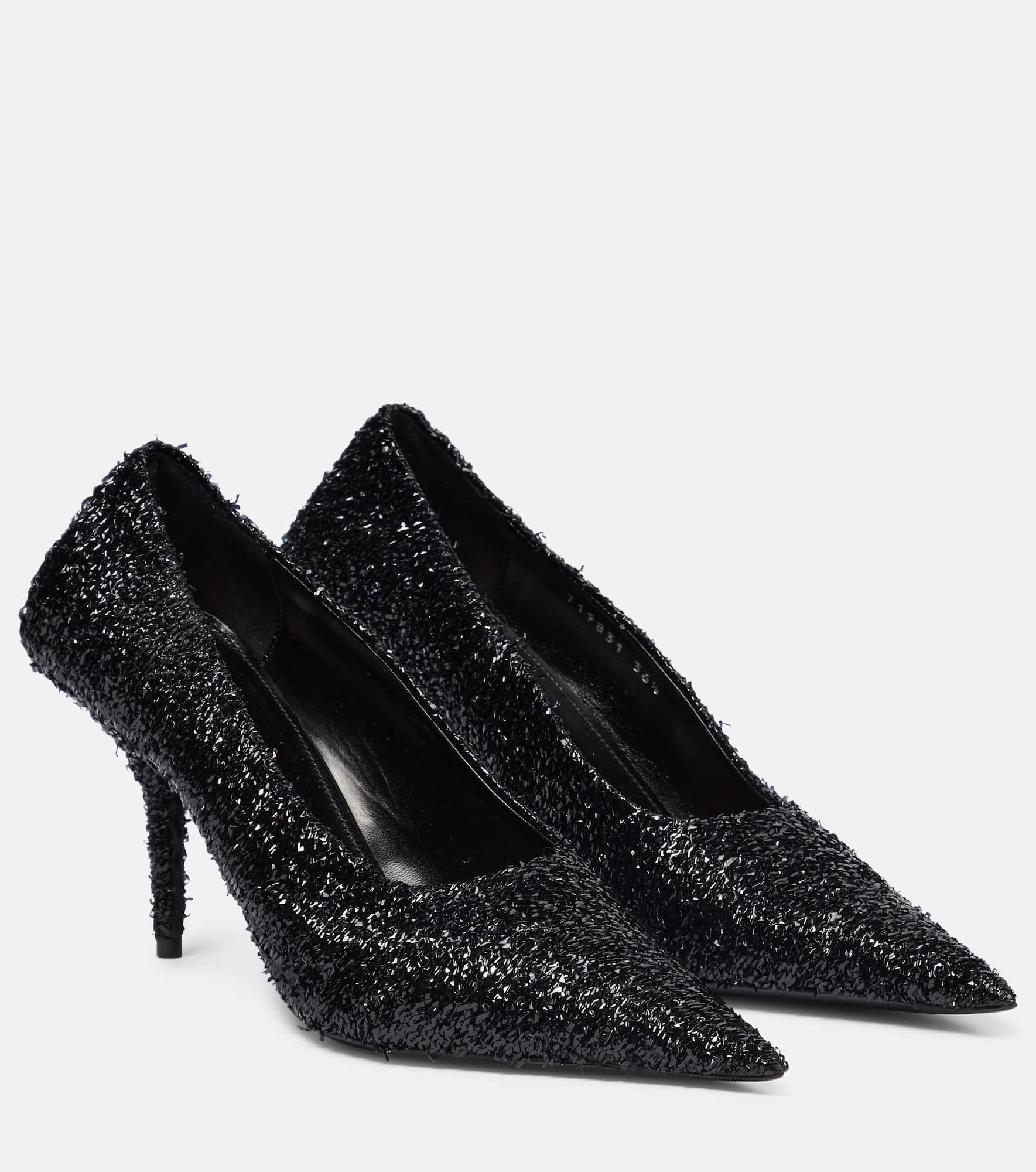 Balenciaga o1y0625 Spike Heel Pumps in Black Size US 8 / IT 38 - 1 Thumbnail