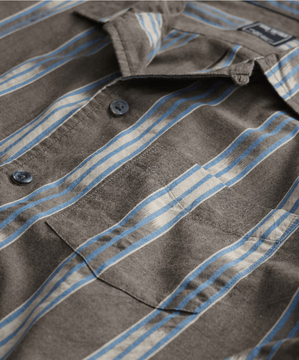 Todd Snyder Todd Snyder JACQUARD CAMP COLLAR SHIRT L $198 Size US L / EU 52-54 / 3 - 3 Thumbnail