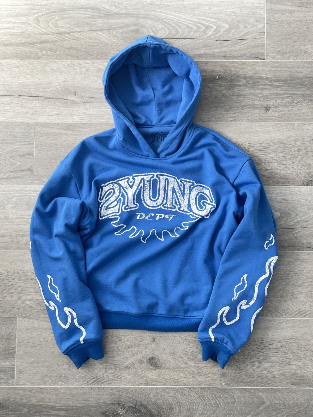 image of 1/1 Sample Reversible Hoodie in Blue, Men's (Size Medium)