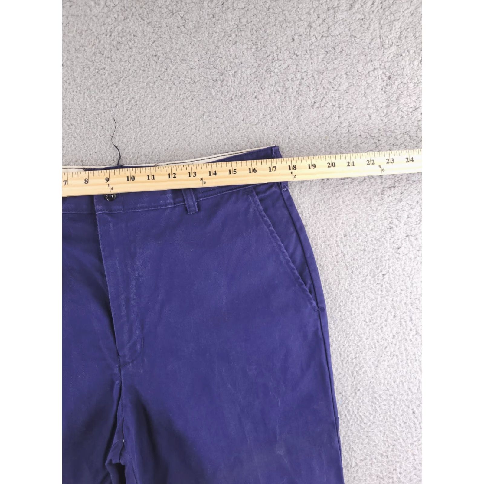 Red Kap VINTAGE Red Kap Pants Mens 35x28 Blue Chino Workwear MADE IN USA Size US 35 - 6 Thumbnail