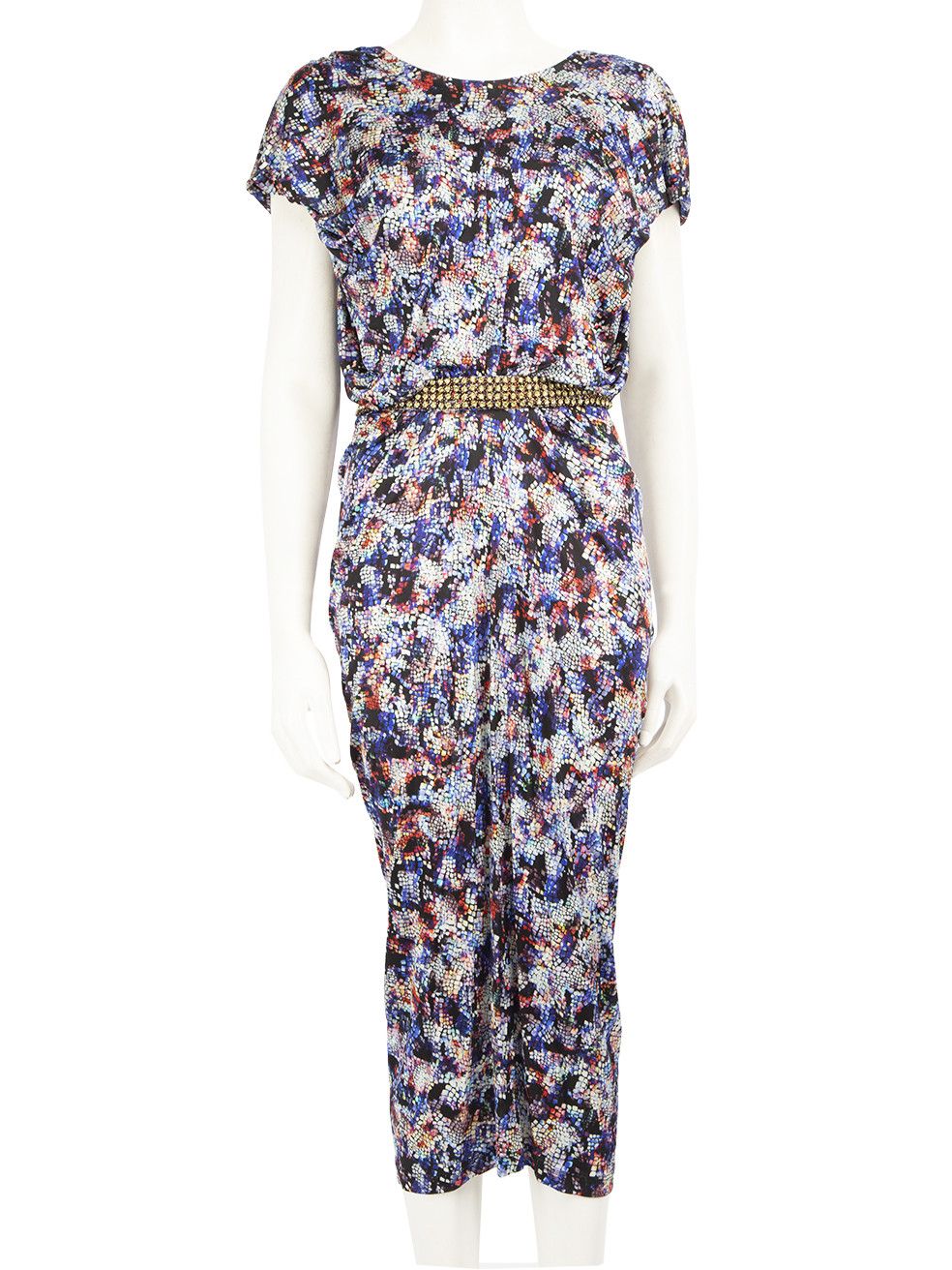 Other Patterned Gemstone Detail Midi Dress Size M / US 6-8 / IT 42-44 - 1 Thumbnail