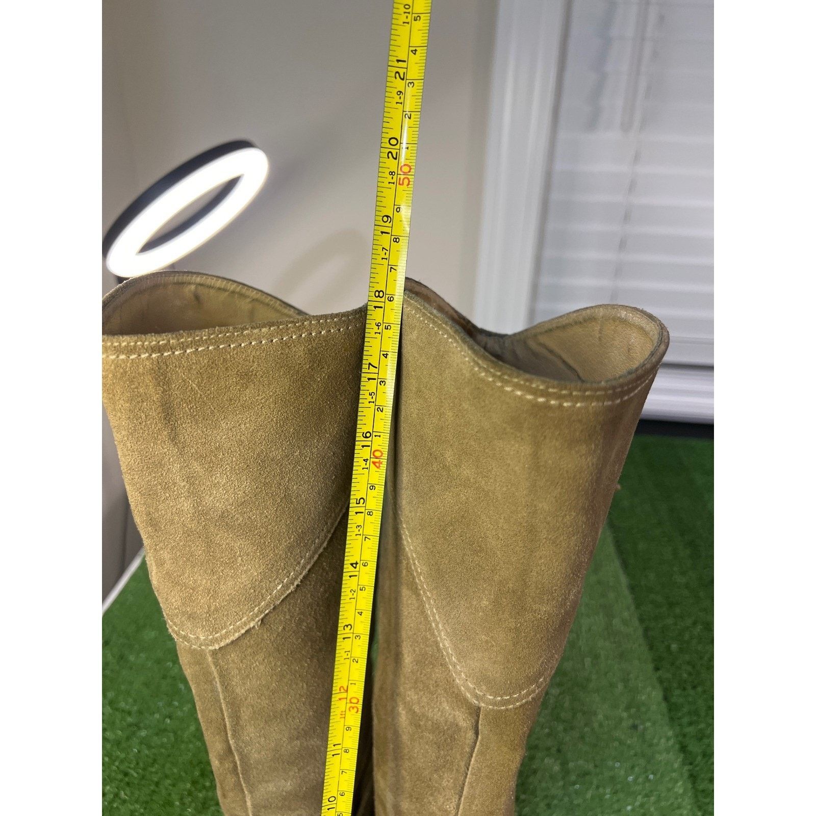 Frye Frye Dorado 77562 Button Back Zip Tall Suede Boots Womens 7 Size US 7 / IT 37 - 4 Thumbnail
