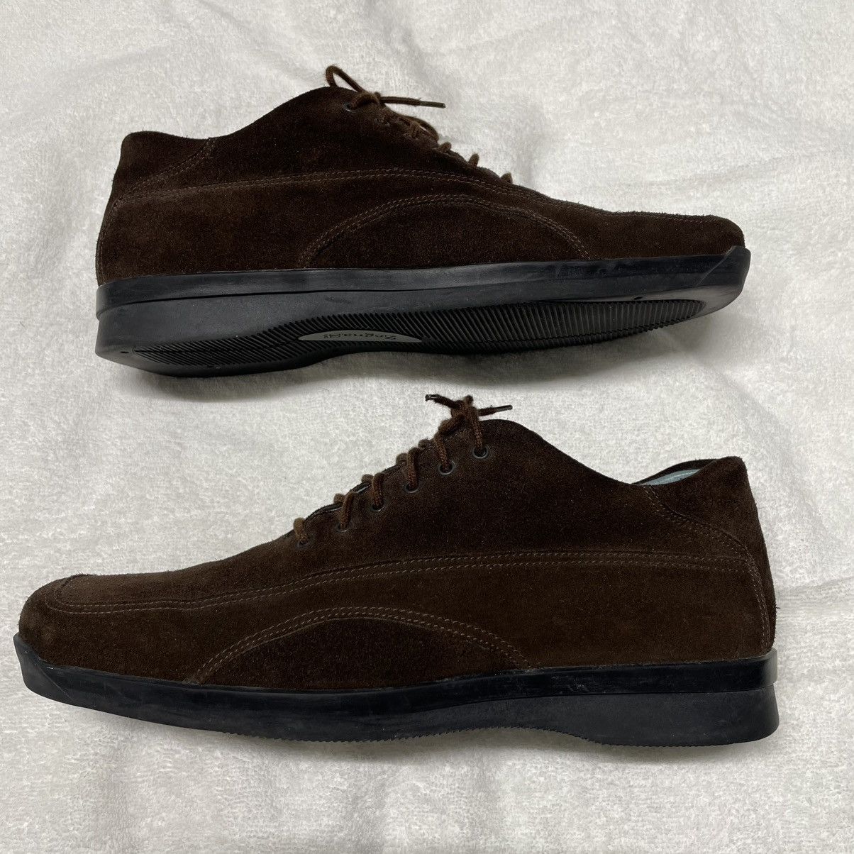 Ermenegildo Zegna ZEGNA SPORT Brown Suede Oxford Shoes Size US 9 / EU 42 - 2 Thumbnail