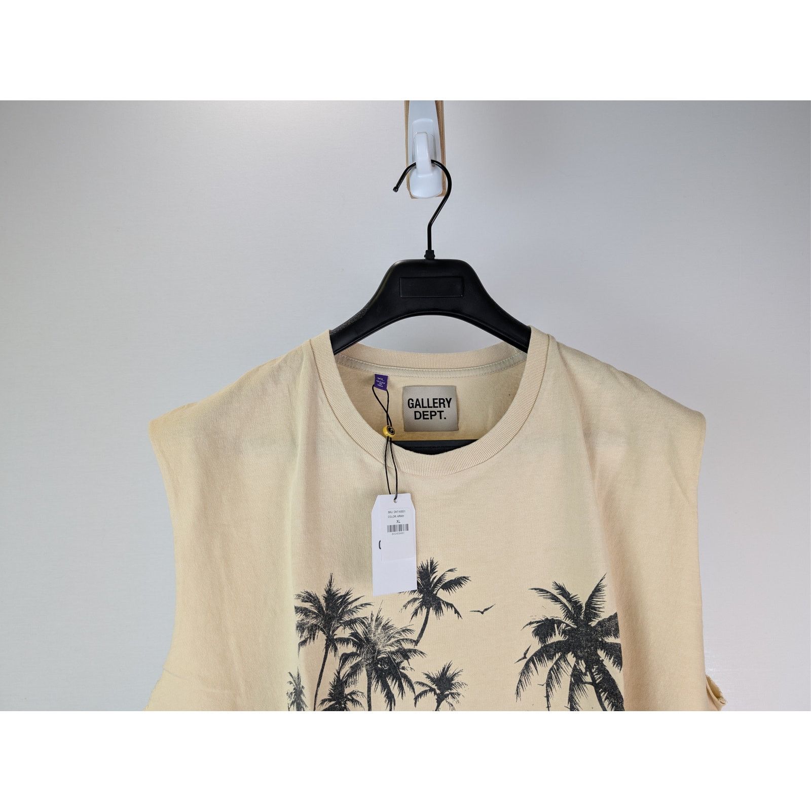 Gallery Dept. o1rshd1 Skeleton Beach Sleeveless T-Shirt in Beige Size US XL / EU 56 / 4 - 3 Thumbnail
