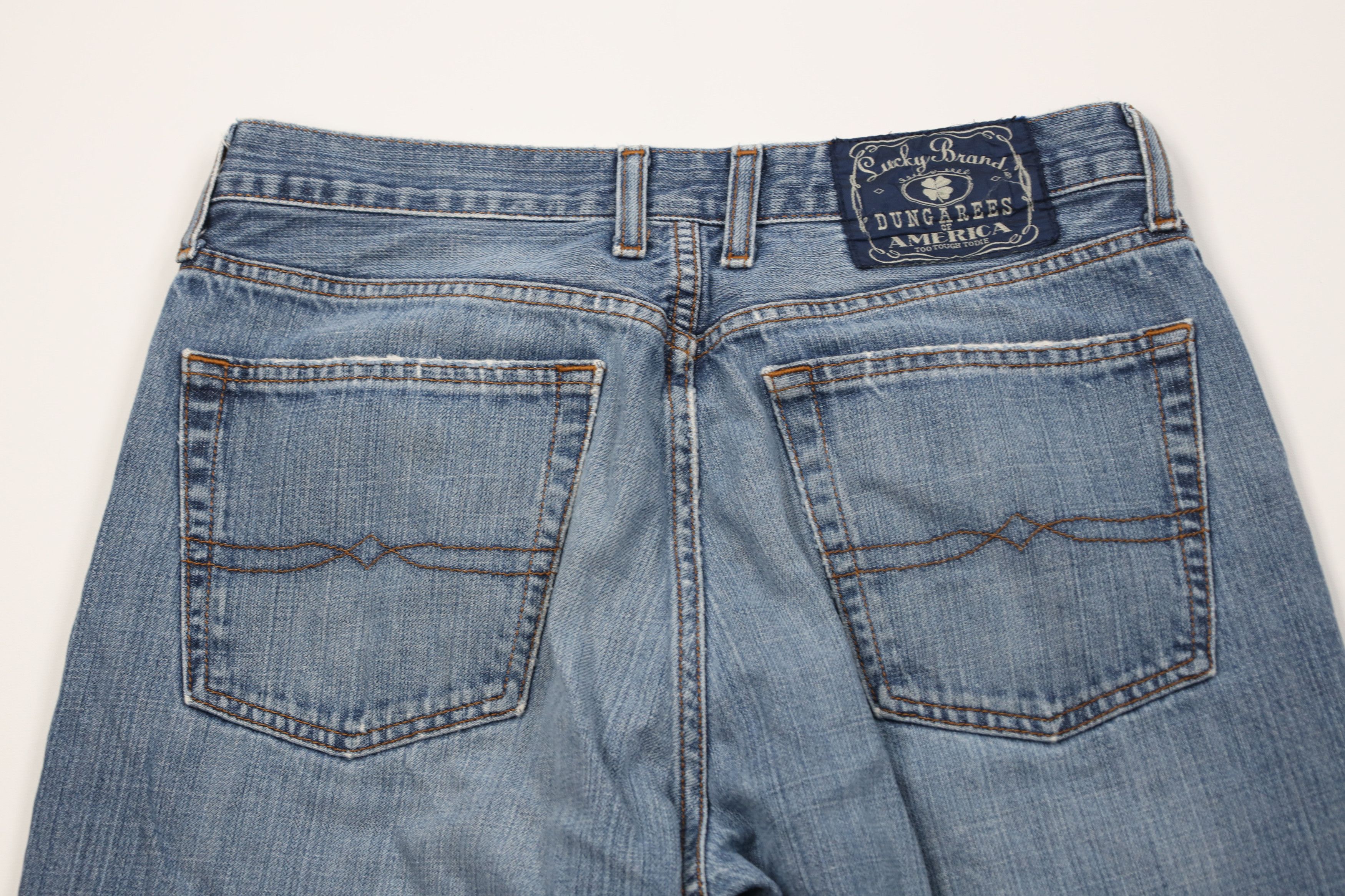 Lucky Brand Vintage Y2K Lucky Brand Flared Wide Leg Denim Jeans Blue Size US 32 / EU 48 - 12 Thumbnail