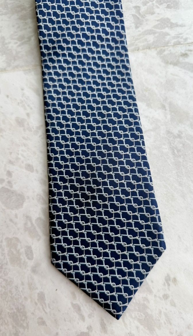 Lanvin New Lanvin Twisted Nail Pattern Tie Size ONE SIZE - 2 Thumbnail