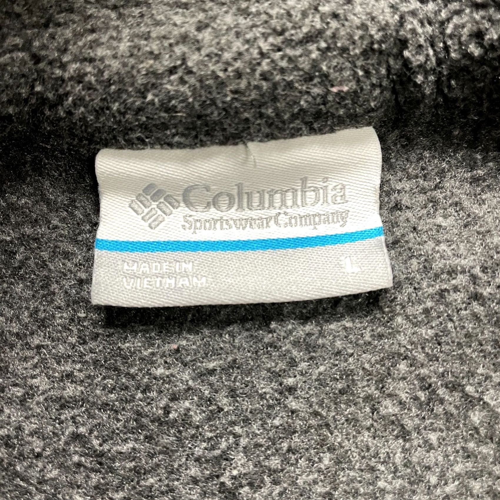 Logo 7 Columbia Active Jacket Mens Large Dark Gray Fleece Full Zip Logo Hiking Outdoor Size US L / EU 52-54 / 3 - 3 Thumbnail