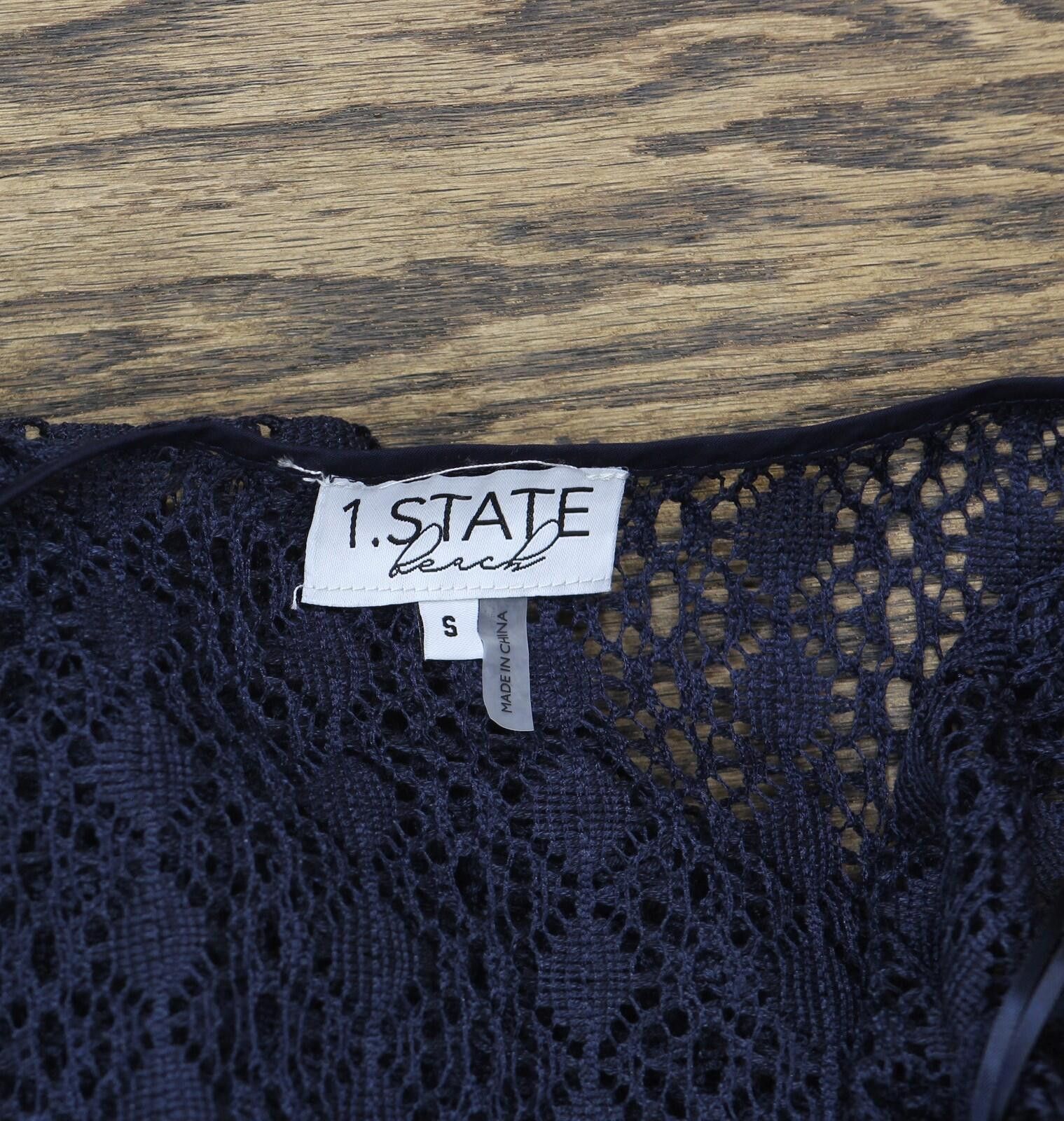 Other 1.state Cover Up Tank Dress Swim Ds93042921s Navy Blue S Size ONE SIZE - 4 Thumbnail