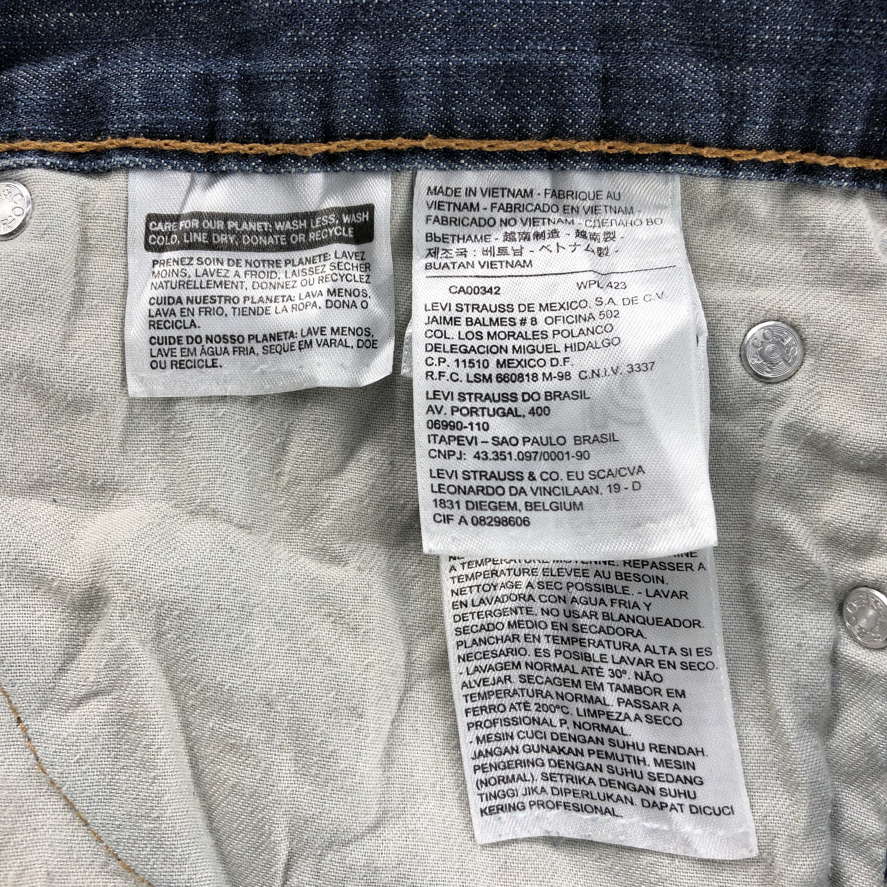 Levi's Vintage Levis 514 Jeans-J1225 Size US 36 / EU 52 - 10 Thumbnail