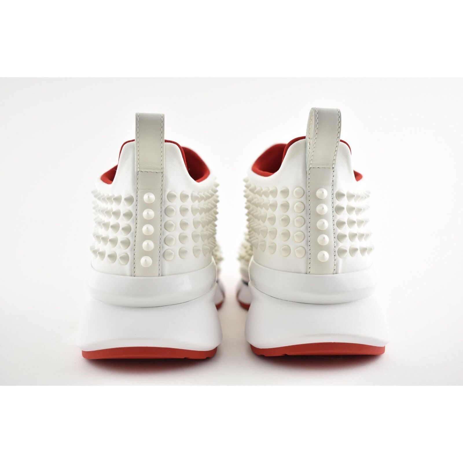 Christian Louboutin Spike Sock Donna Flat Snow White Red Neoprene Sneaker 36 Size US 6 / IT 36 - 9 Thumbnail