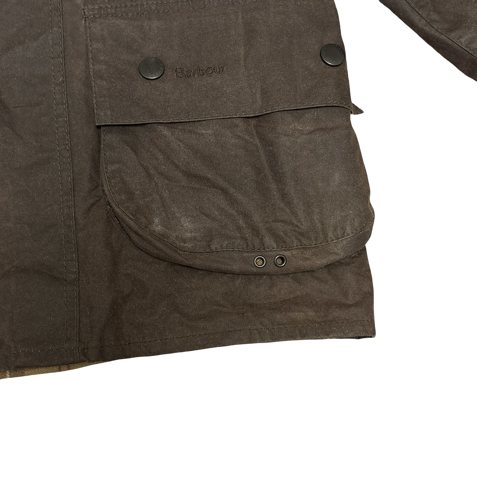 Barbour Barbour Beaufort Wax Jacket Made In England Tartan Lined Size US S / EU 44-46 / 1 - 9 Thumbnail