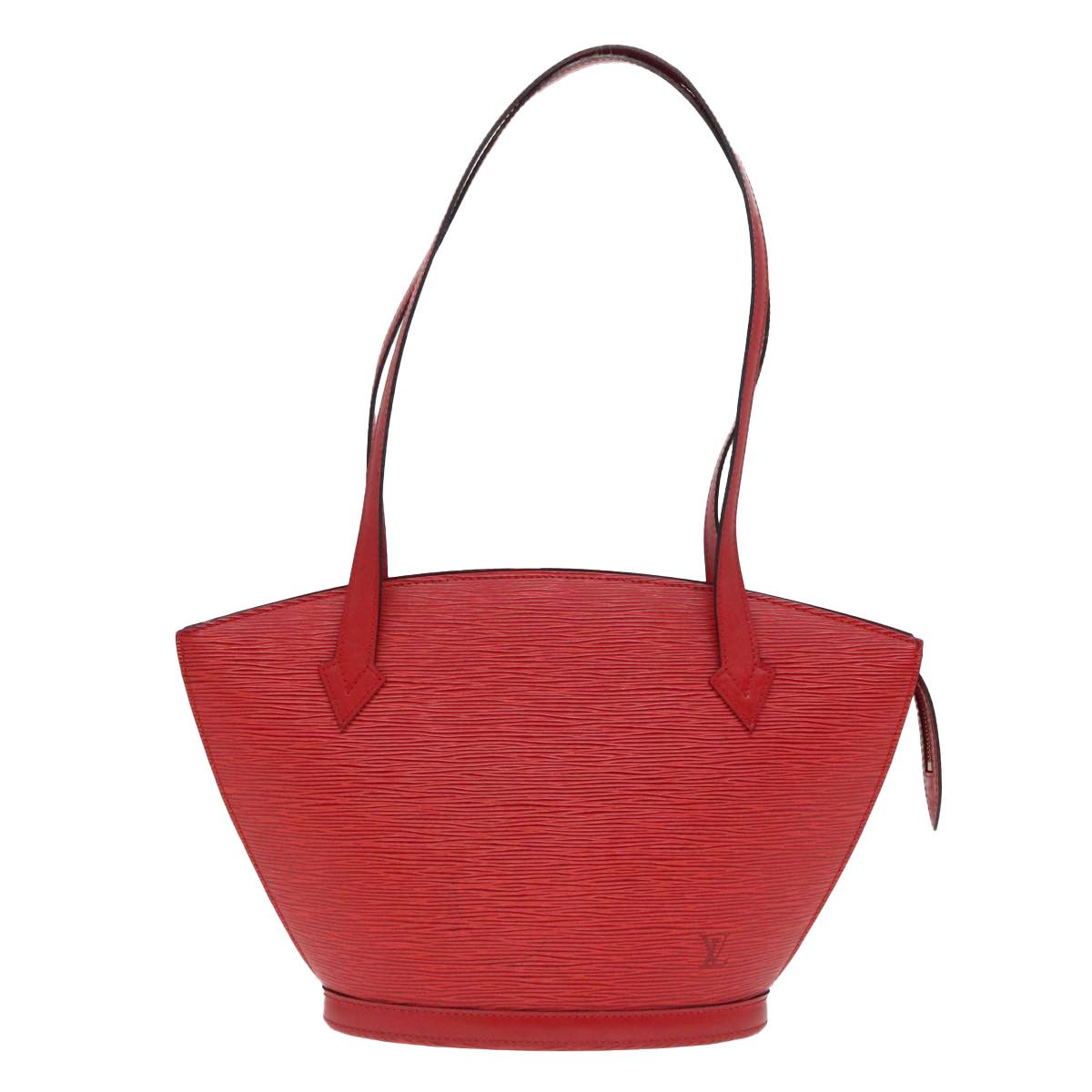 Louis Vuitton Saint Jacques Red Leather Shoulder Bag (Pre-Owned) Size ONE SIZE - 1 Thumbnail
