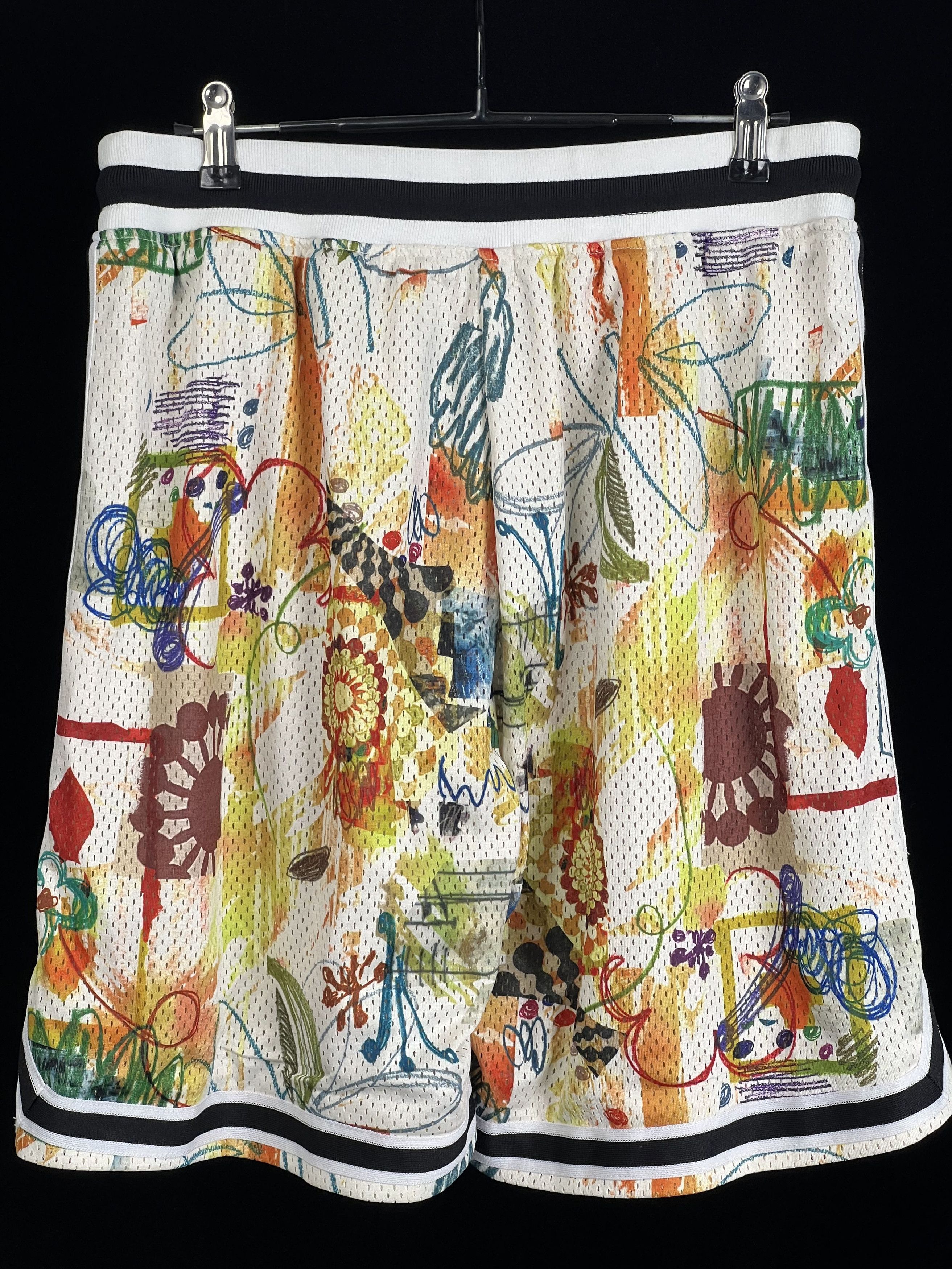 John Elliott Brand New Game Scribble-print shorts Size US 32 / EU 48 - 5 Thumbnail