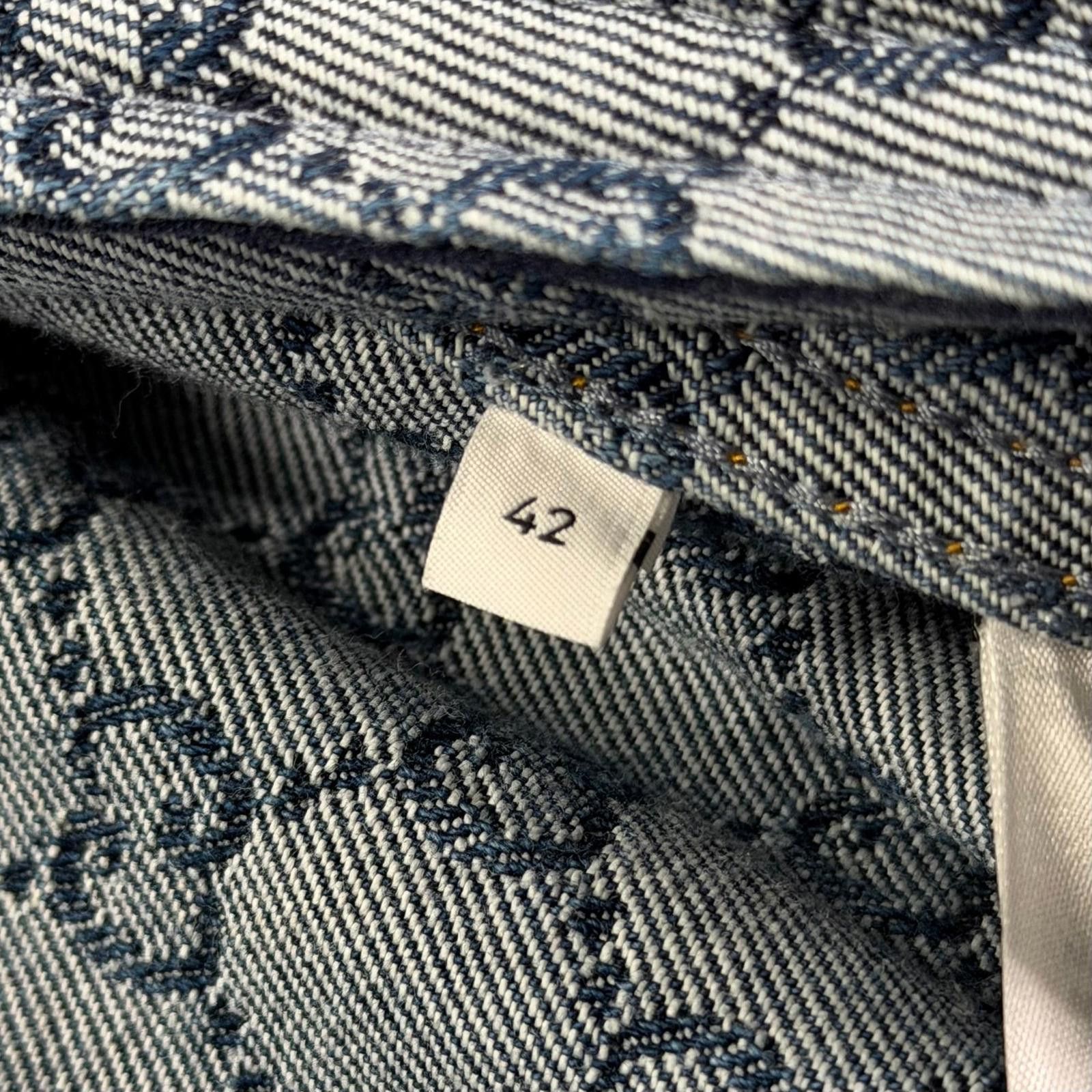 Gucci Gucci Denim Monogram Jacket Size US S / EU 44-46 / 1 - 11 Thumbnail