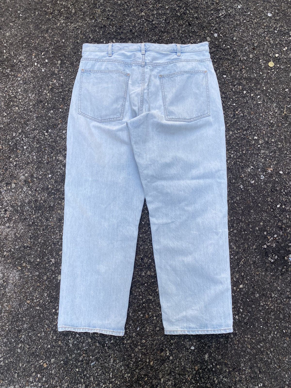 Uniqlo U x Christophe Lemaire Blue Wash Faded Denim Jeans