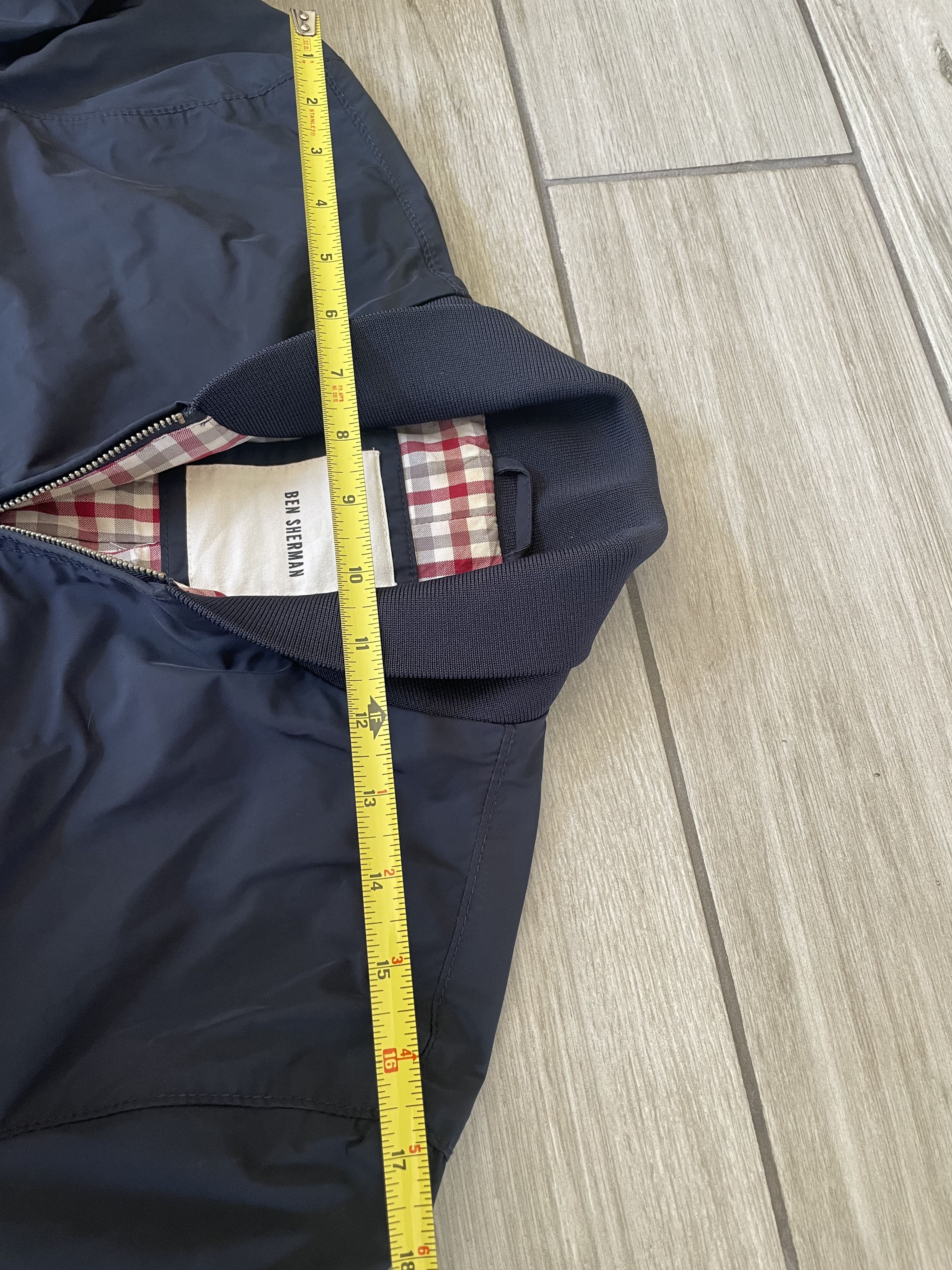 Ben Sherman Ben Sherman Medium Bomber Light Jacket Navy Blue Size US M / EU 48-50 / 2 - 8 Thumbnail