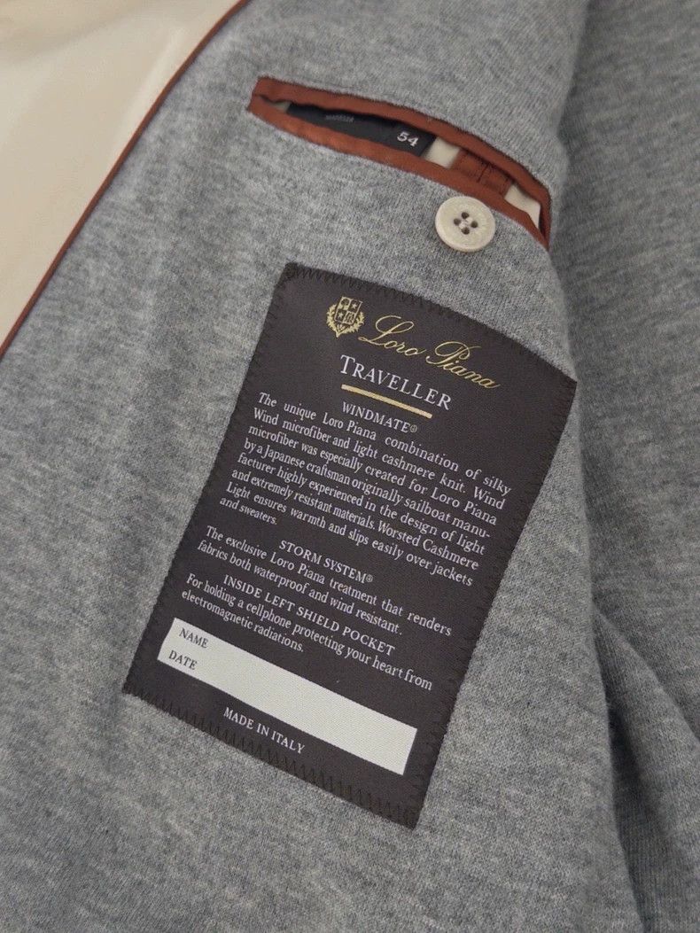 Loro Piana LORO PIANA Men's travel jacket Size US L / EU 52-54 / 3 - 5 Thumbnail