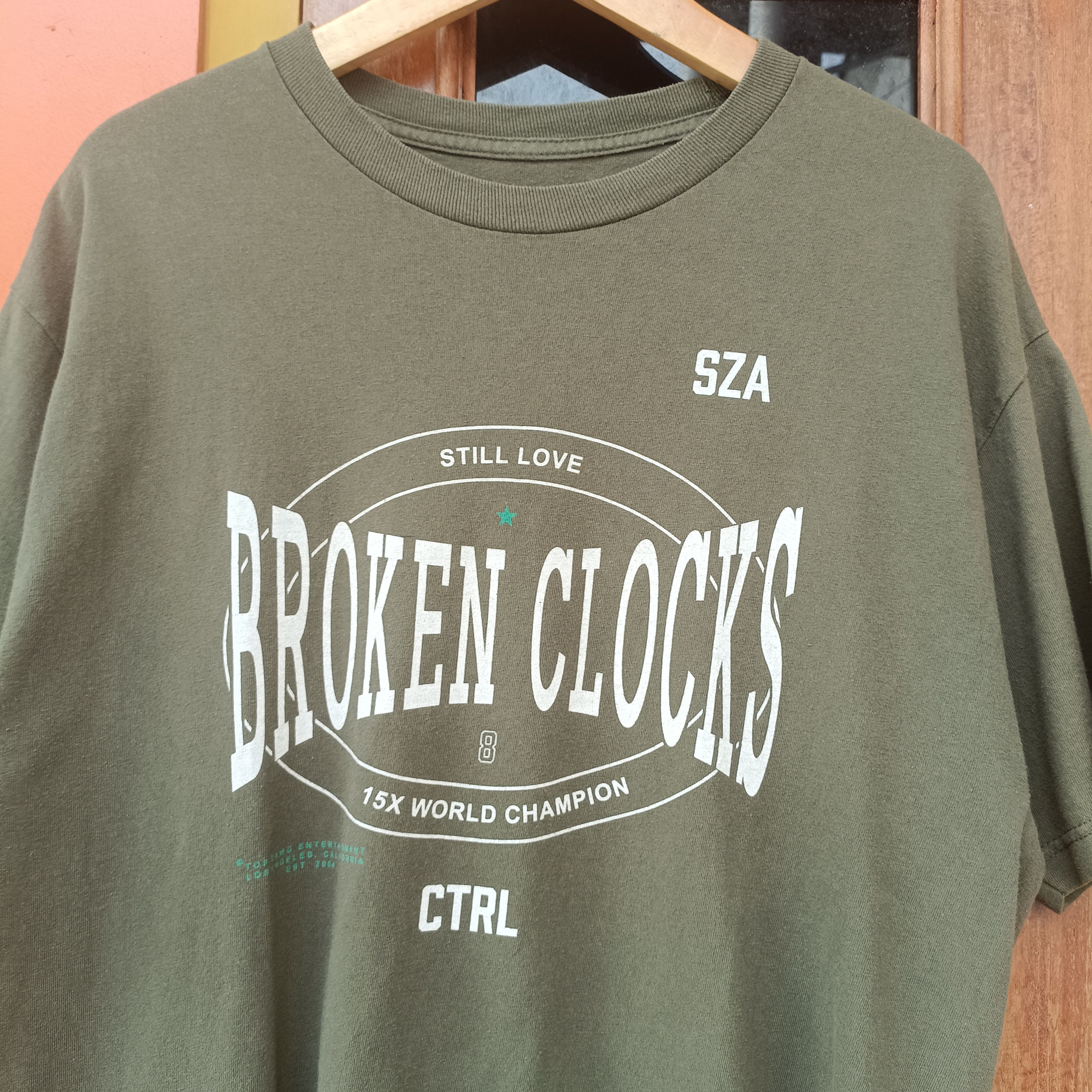 Band Tees RARE OFFICIAL SZA BROKEN CLOCKS Size US L / EU 52-54 / 3 - 1 Thumbnail