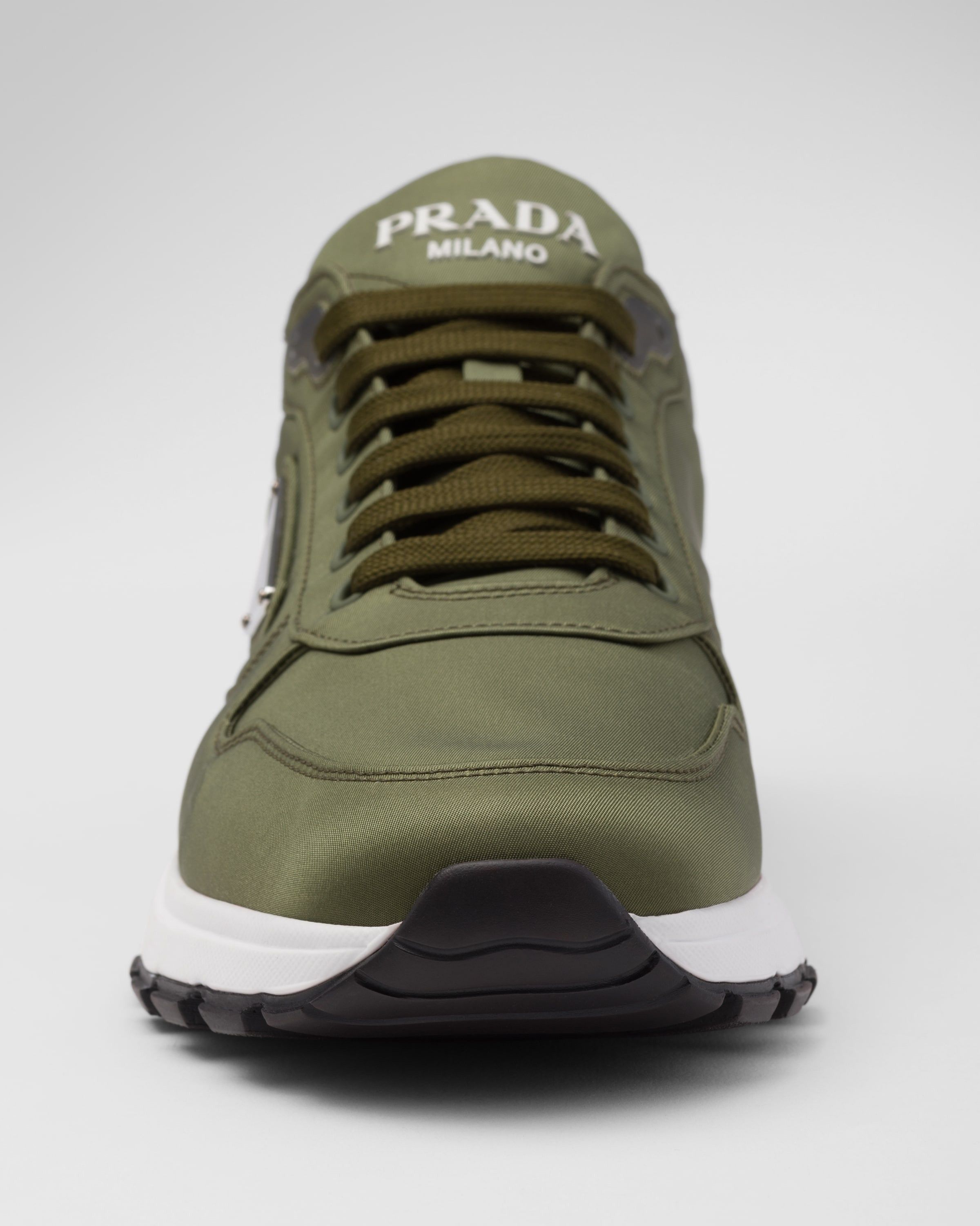Prada o1mt1gz0325 Re-Nylon Sneakers in Dark Green Size US 10.5 / EU 43-44 - 5 Thumbnail