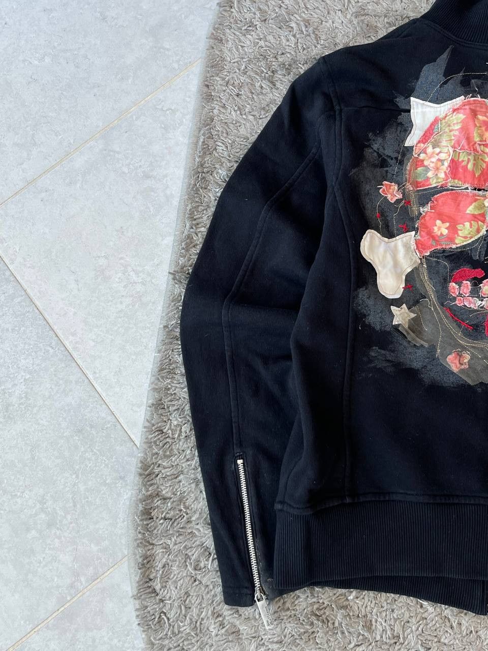 John Galliano JOHN GALLIANO Avant Garde Zip Skull Logo Black Color Size S Size US S / EU 44-46 / 1 - 7 Thumbnail