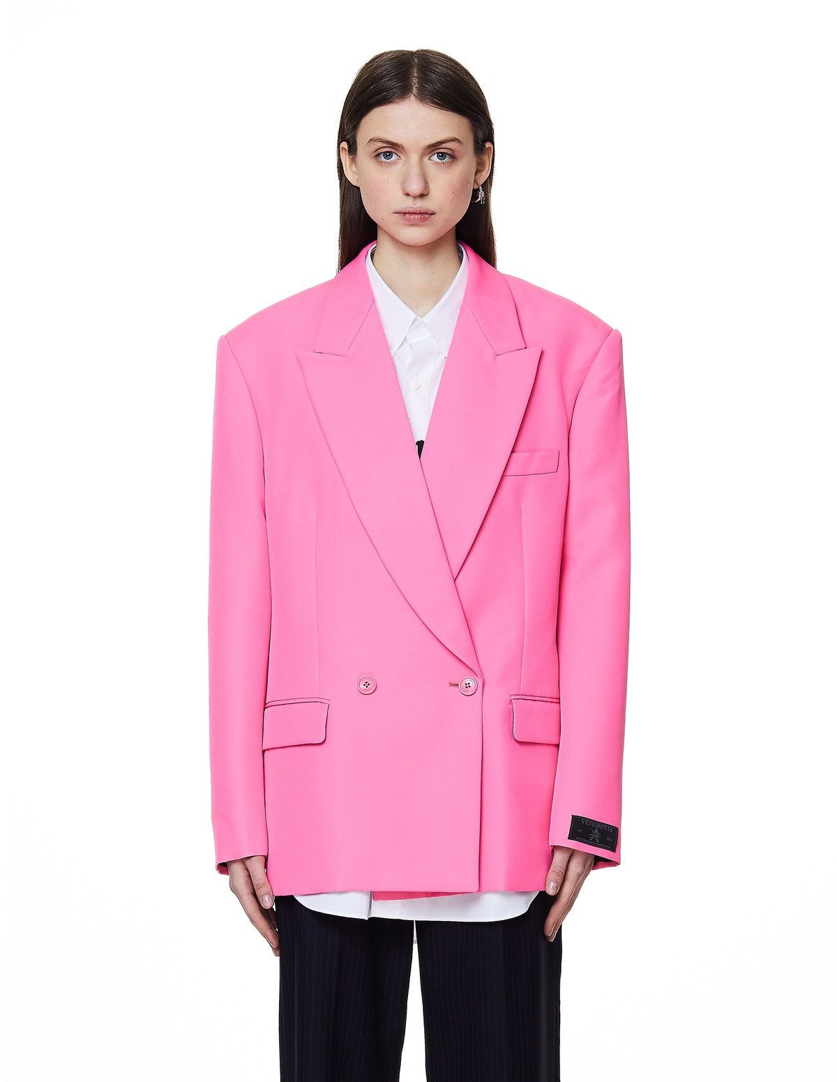 Vetements 2020 Oversized Blazer Pink Size 48L - 18 Thumbnail