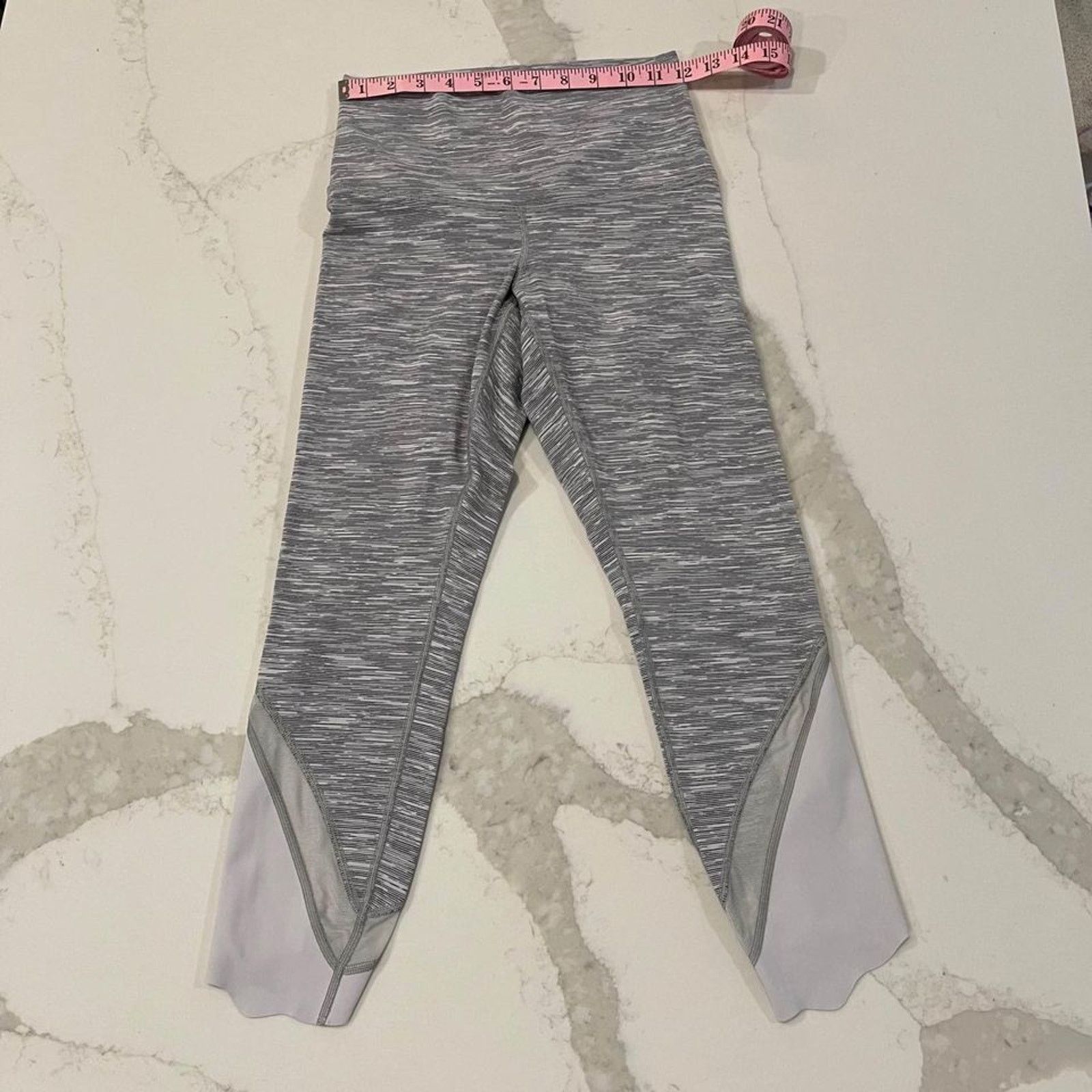 Lululemon Lululemon Wunder Under Scalloped Hem High-Rise Crop Womens 6 Size 28" / US 6 / IT 42 - 7 Thumbnail