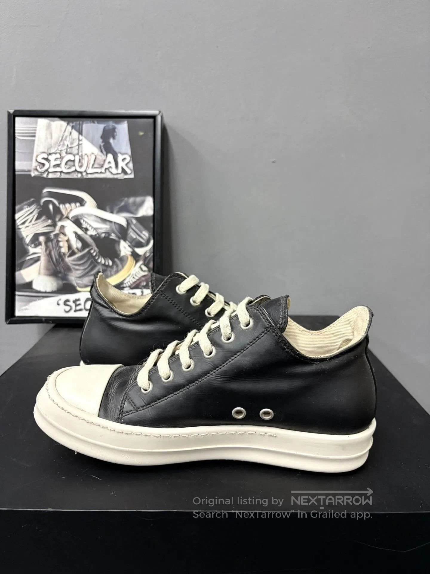 Rick Owens Drkshdw Rick Owens Drskhdw Black White Low. Size US 5 / IT 35 - 5 Thumbnail