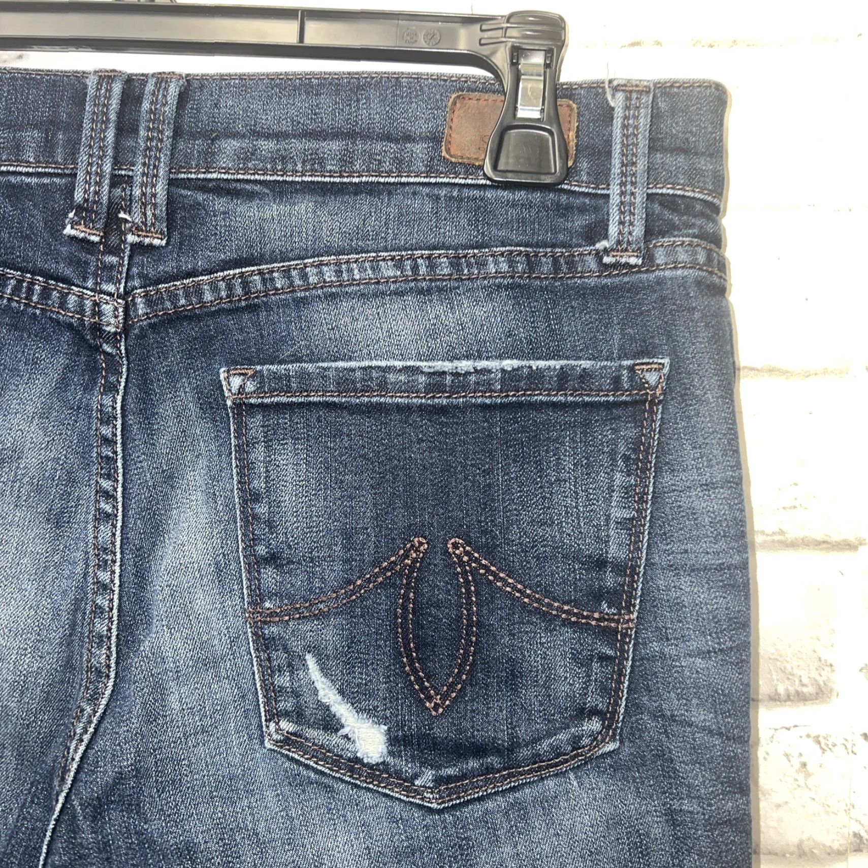 Vintage VINTAGE Level 99 Sienna Tomboy Paint Splatter Jeans Womens 27 x28 Blue Skinny 27 Womens Jeans Size 27" / US 4 / IT 40 - 3 Thumbnail