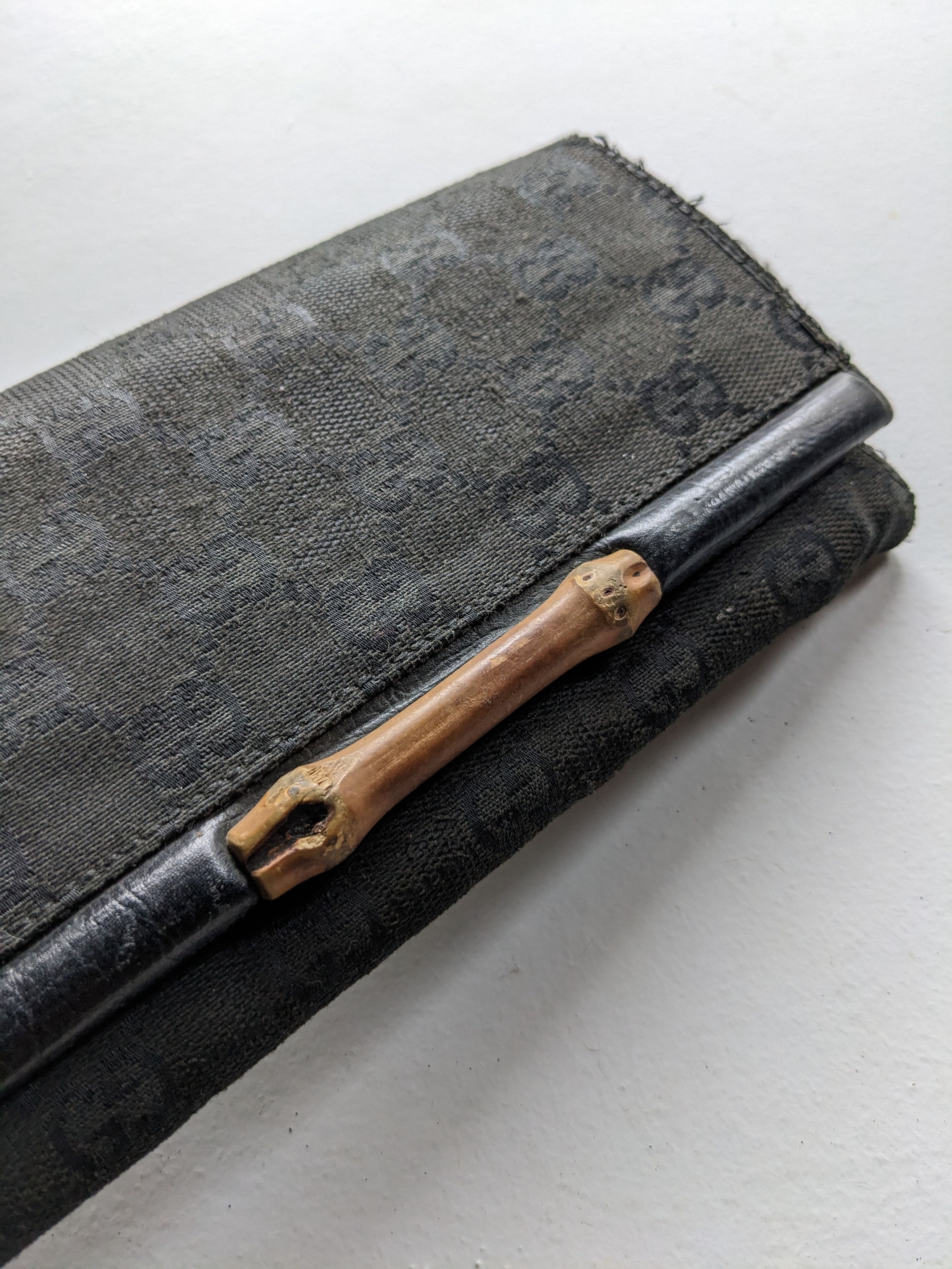 Gucci Vintage Gucci Bambo monogram long wallet Size ONE SIZE - 3 Thumbnail