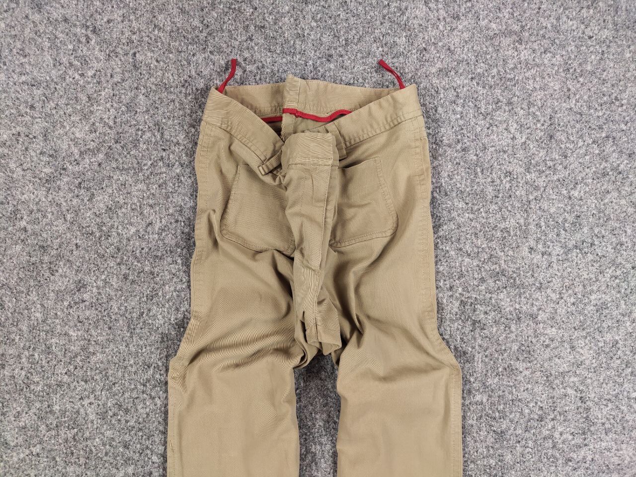 Prada Vintage Prada Red Tab Authentic Beige Trouser Women's Pants Size 30" / US 8 / IT 44 - 6 Thumbnail