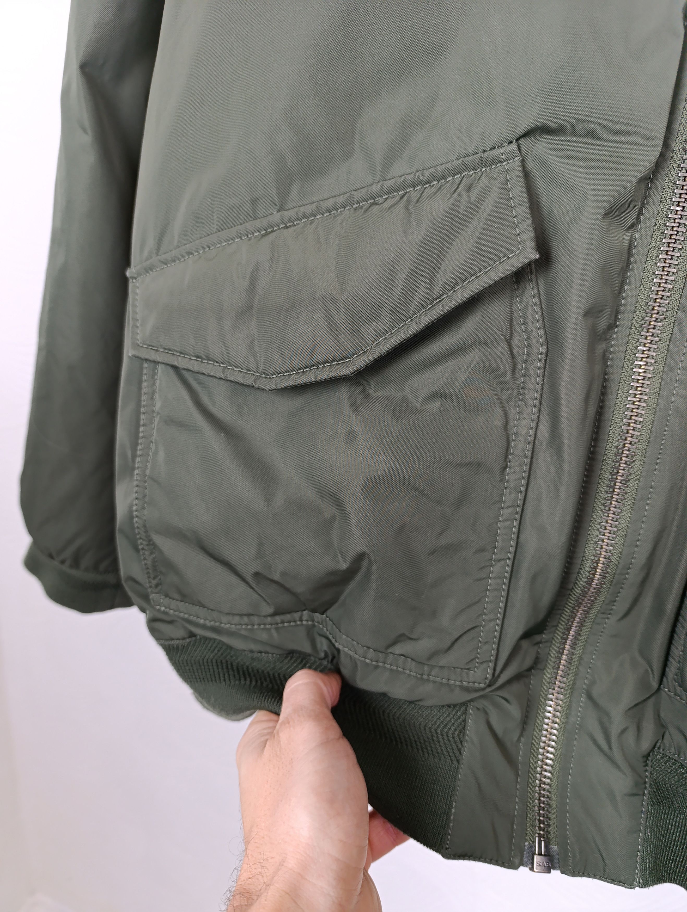 Zadig & Voltaire ZADIG VOLTAIRE MENS MATE NYLON TWILL BOMBER JACKET Size US XL / EU 56 / 4 - 7 Thumbnail