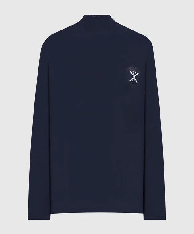 Brunello Cucinelli o1y0526 Crewneck T-Shirt in Navy Blue Size US S / EU 44-46 / 1 - 1 Thumbnail