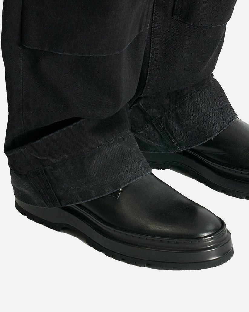 Simone Rocha o1s1v1r1oon0825 Straight Workwear Denim Jeans in Black Size US 32 / EU 48 - 8 Thumbnail