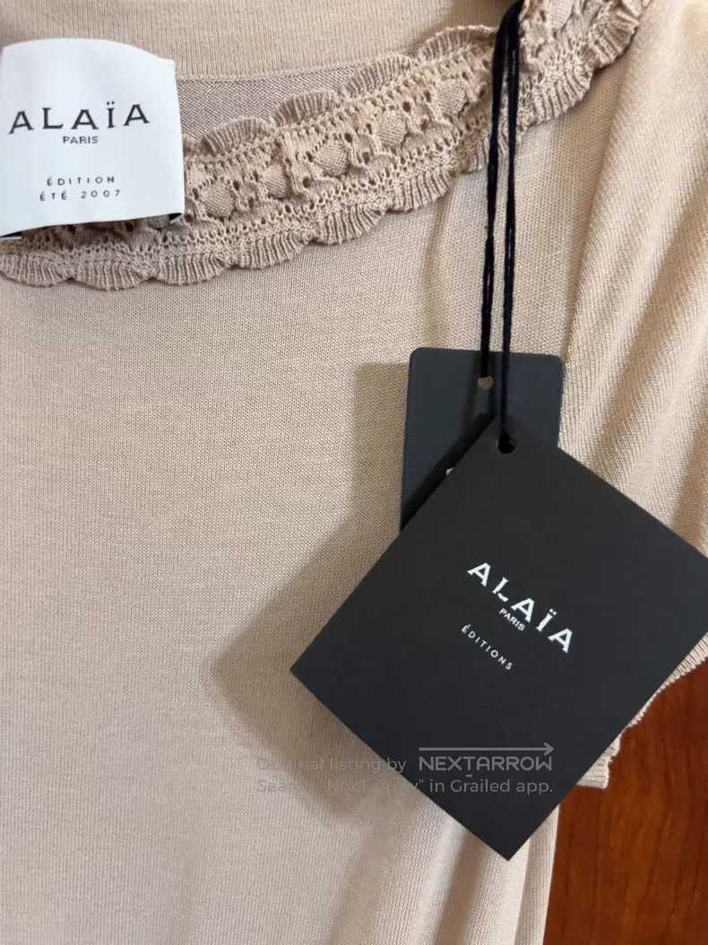 Alaia Alaia Women's lace wool blended dress Size S / US 4 / IT 40 - 4 Thumbnail