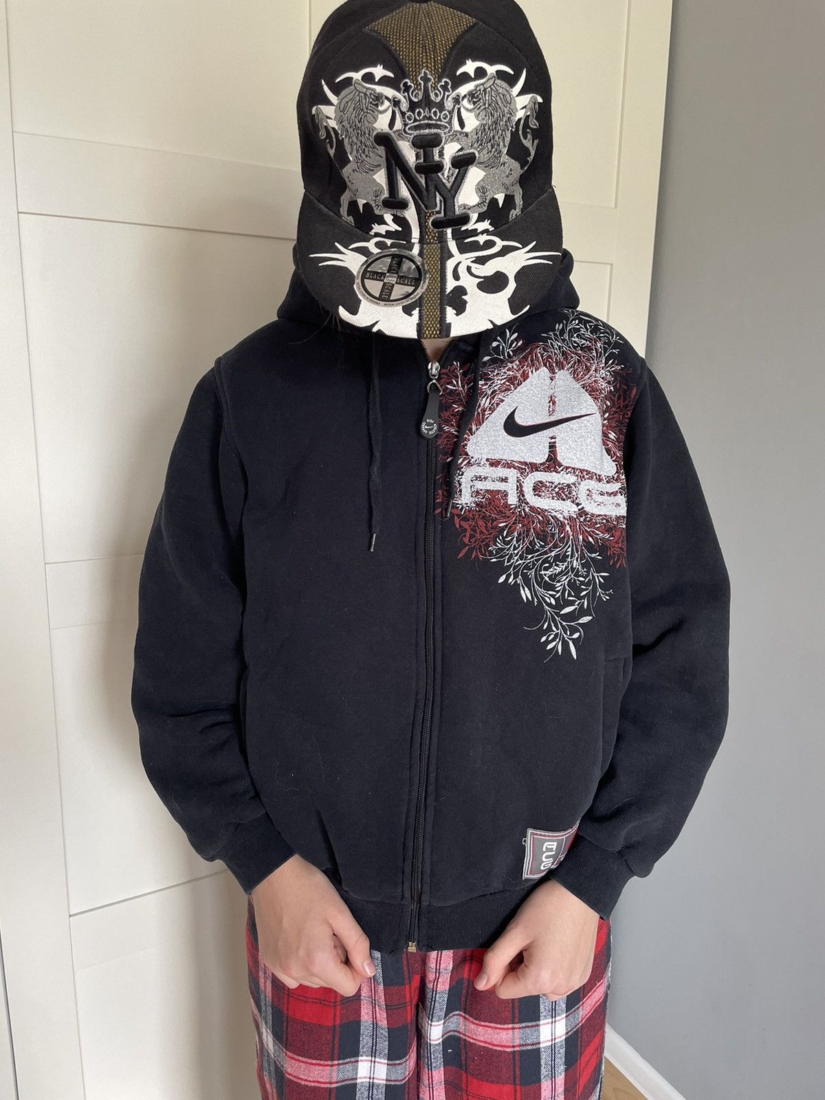 Affliction × Nike × Nike ACG Vintage Nike ACG zip up hoodie , y2k , affliciton style Size US S / EU 44-46 / 1 - 2 Thumbnail